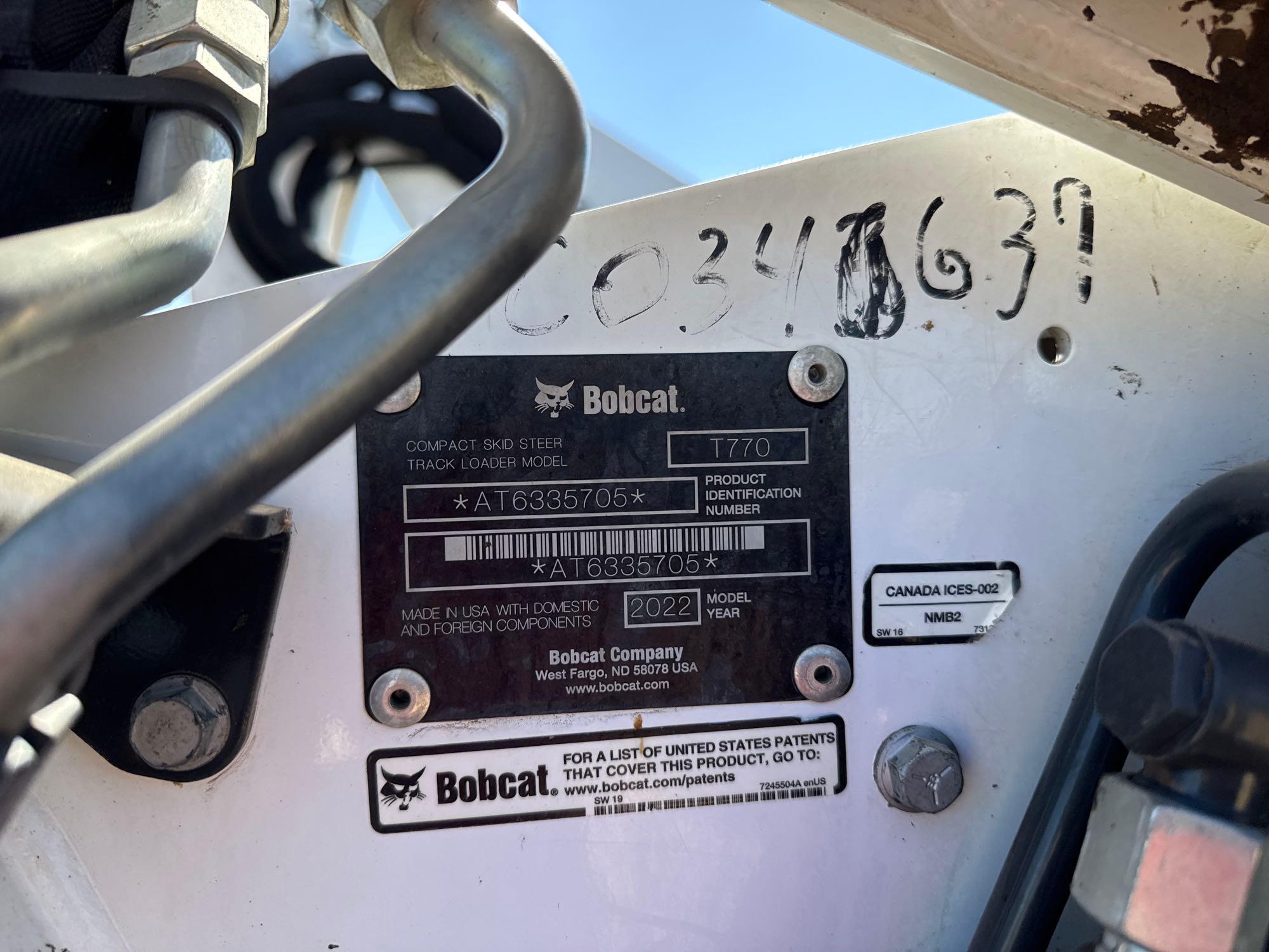 2022 Bobcat T770