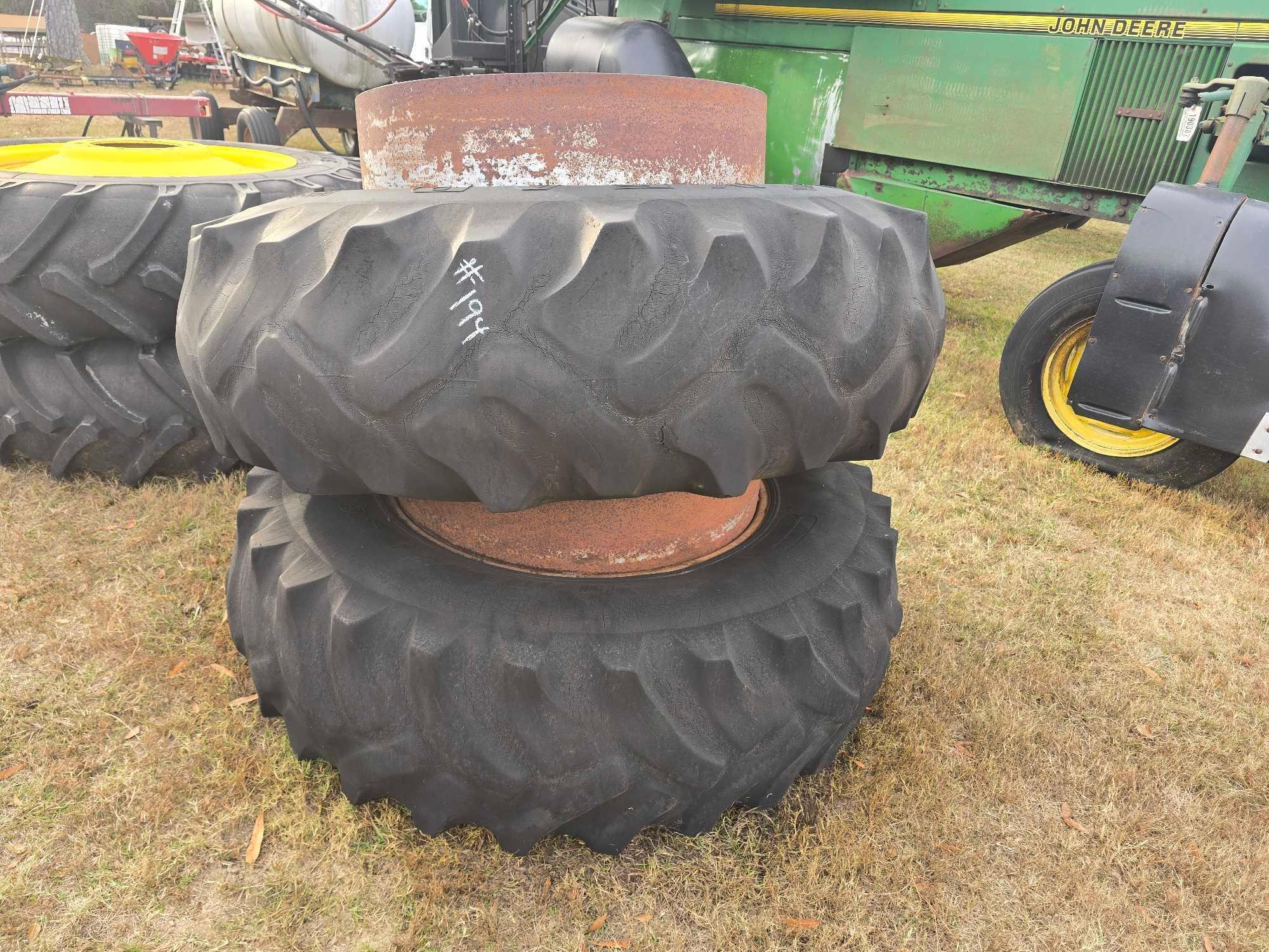 (2) 18.4-34 SNAP ON DUALS