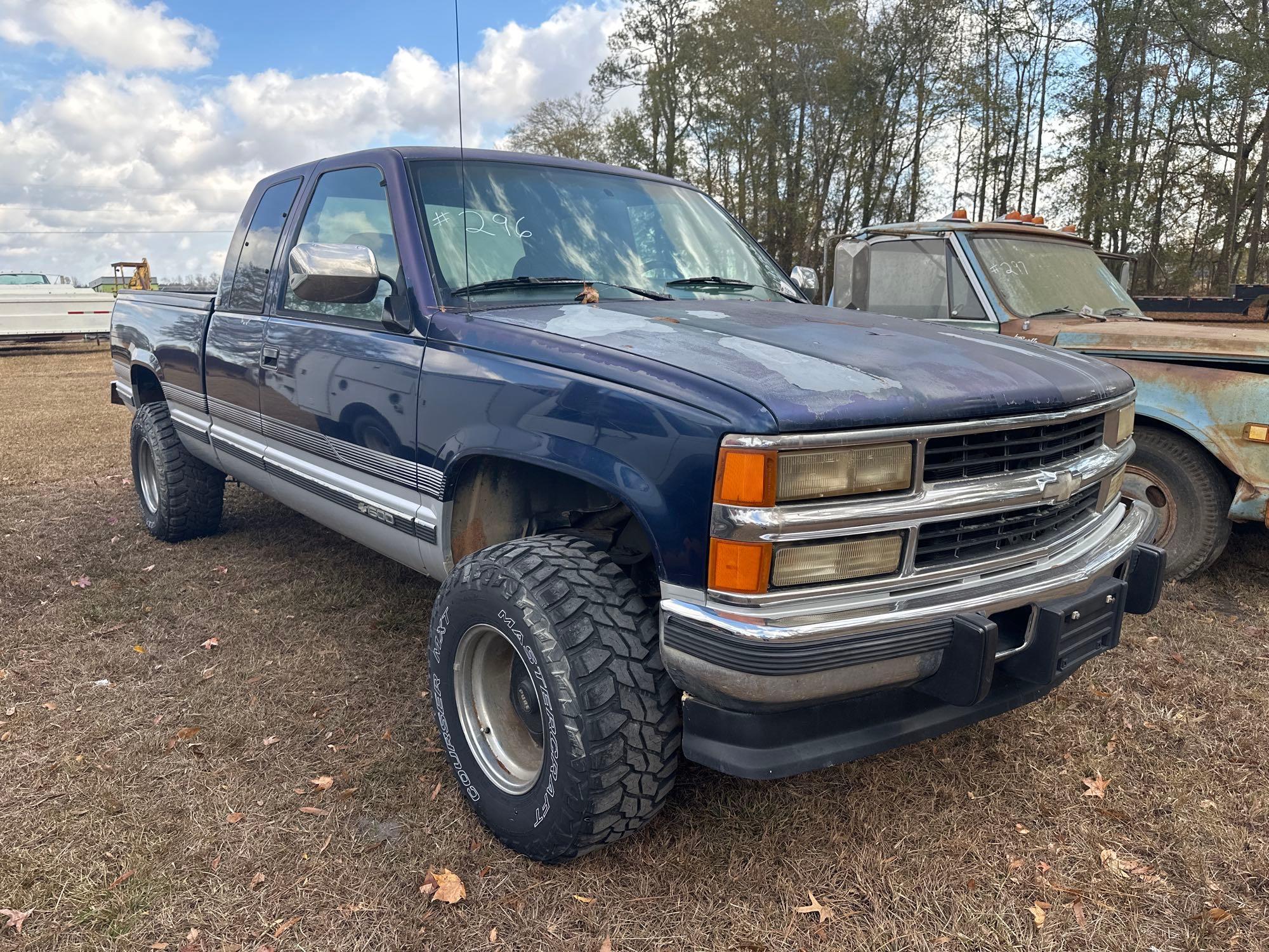1994 CHEVROLET 1500 EXT CAB TRUCK