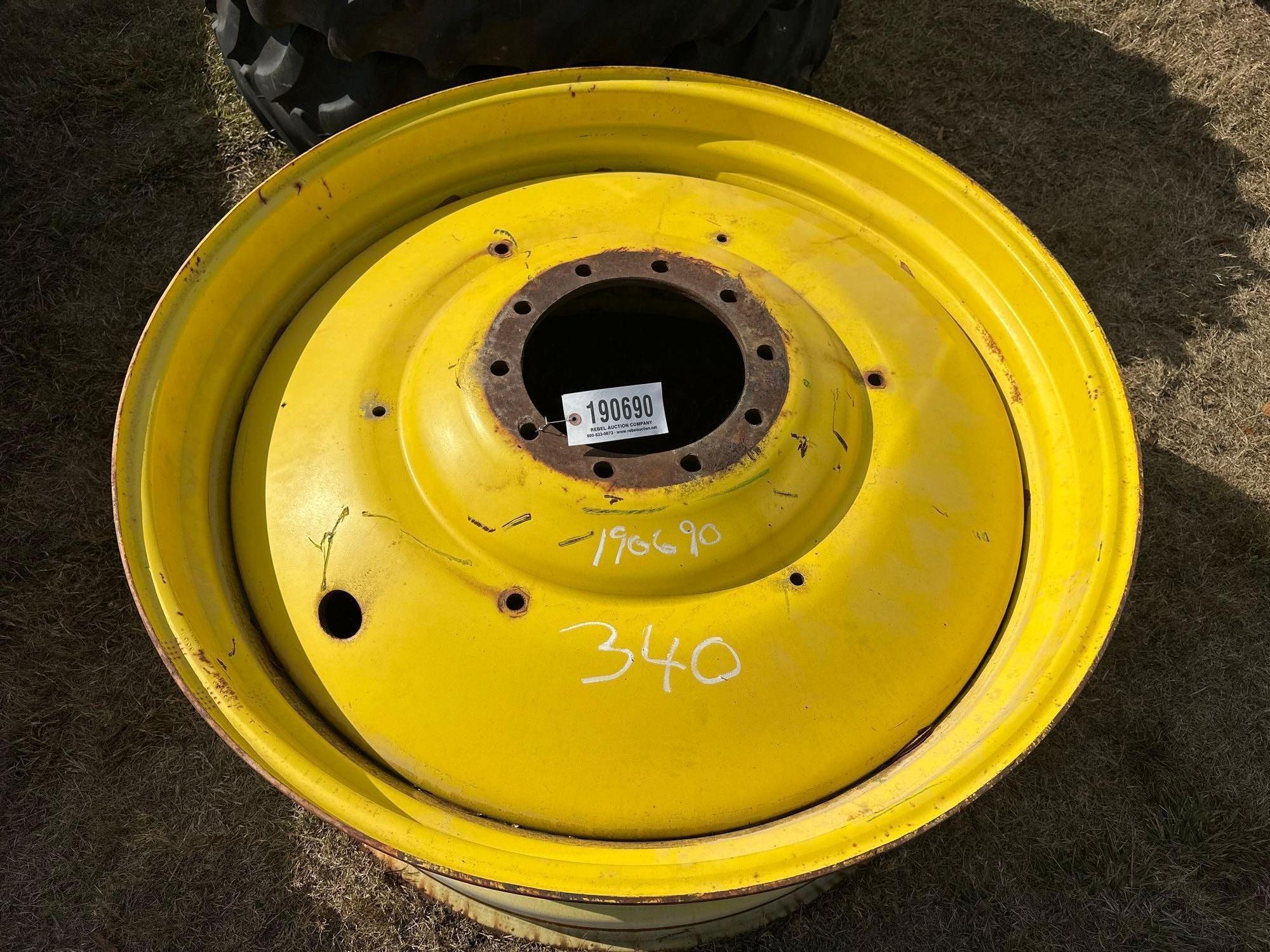 JOHN DEERE 10 LUG TRAILER RIM