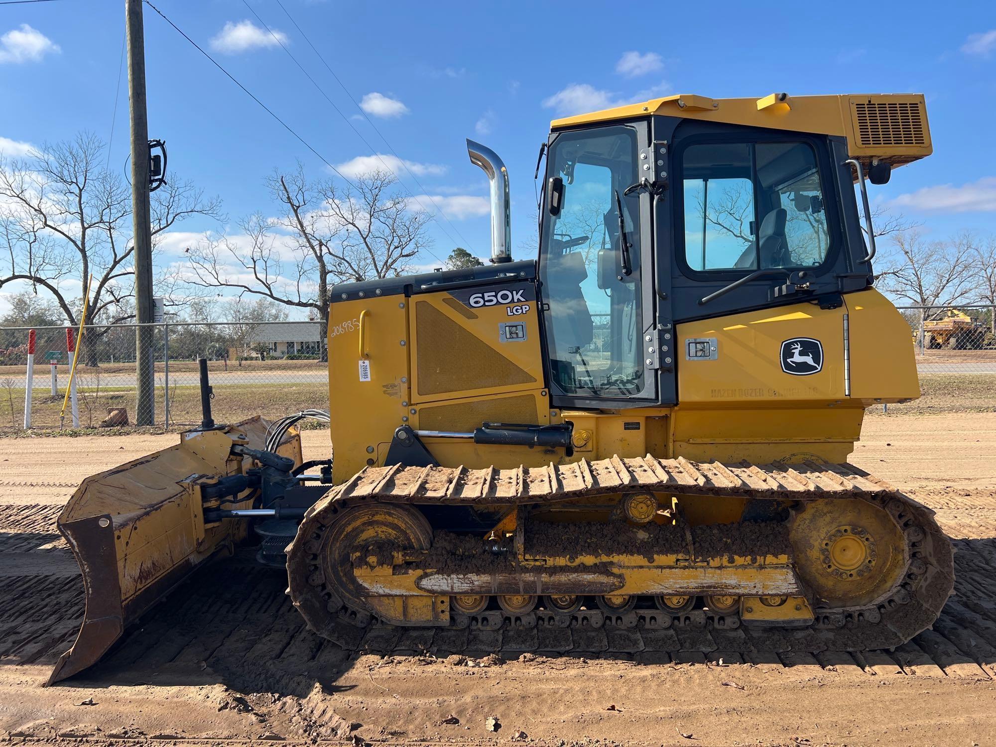 2013 JOHN DEERE 650K LGP CRAWLER DOZER