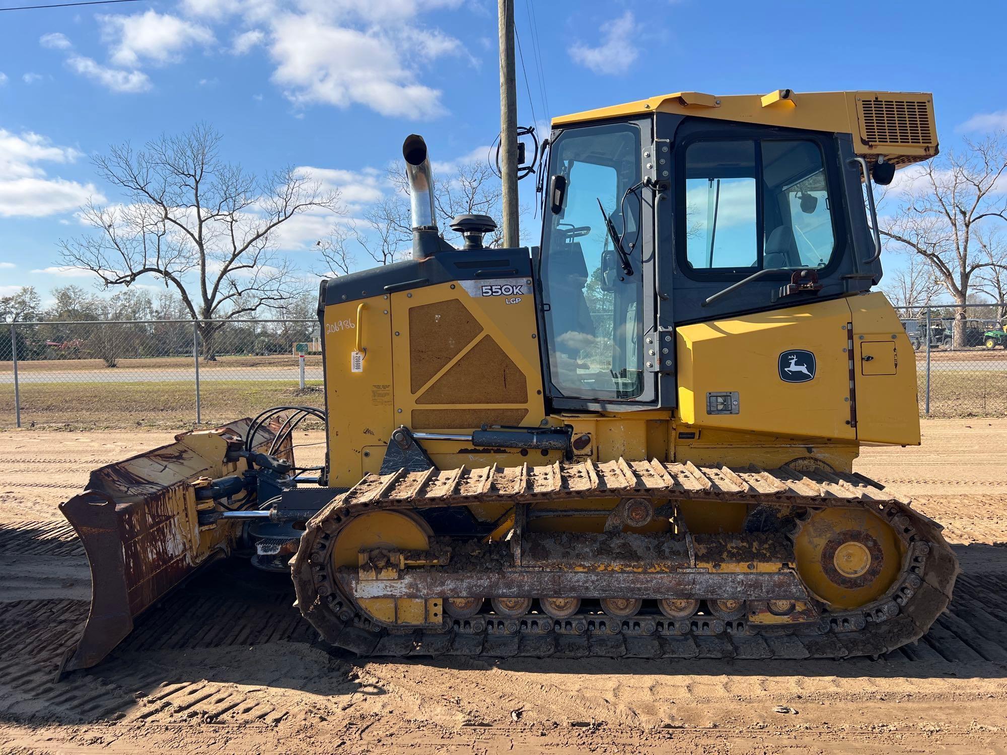 2015 JOHN DEERE 550K LGP CRAWLER DOZER