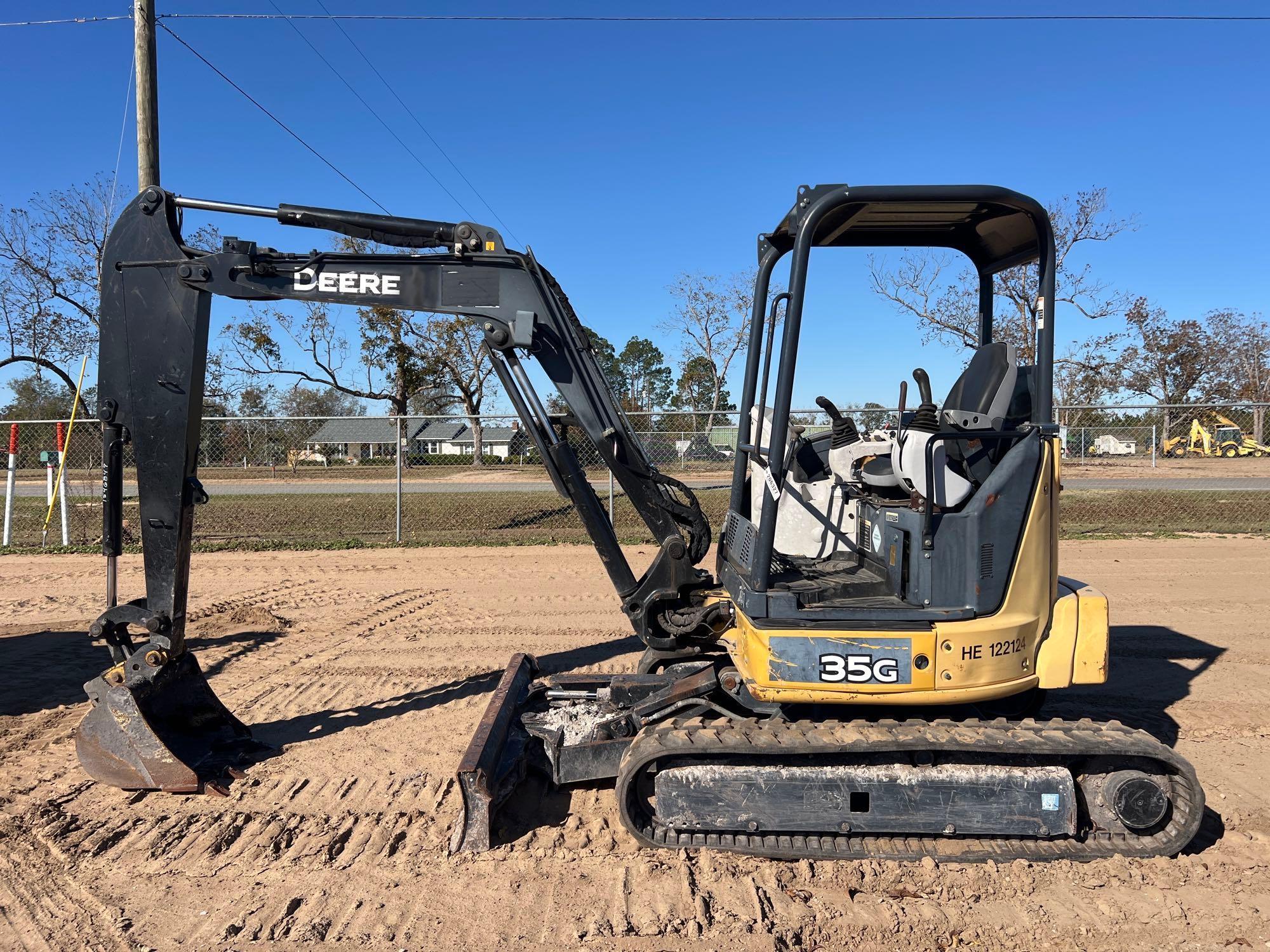 2015 JOHN DEERE 35G EXCAVATOR