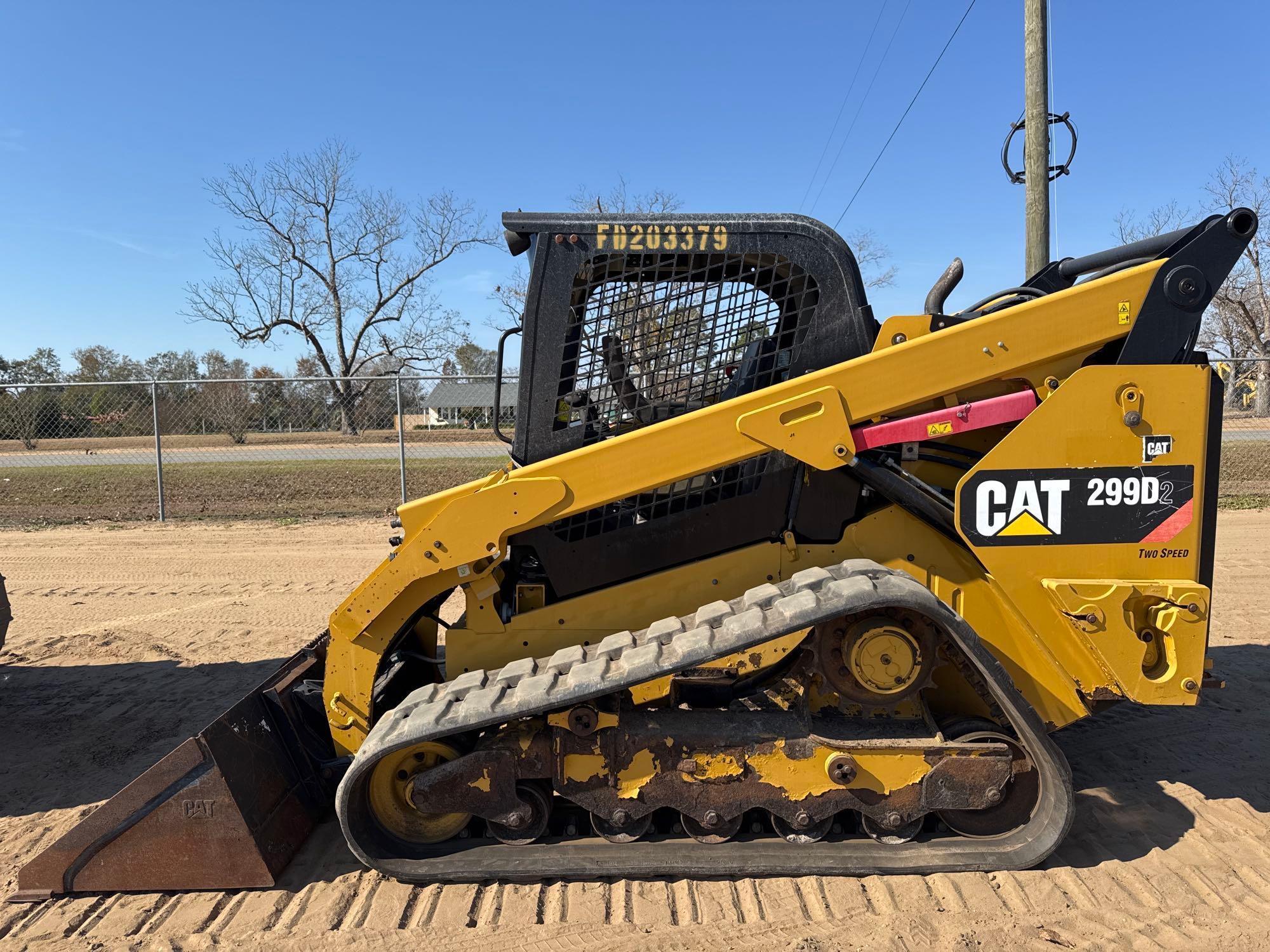2018 CATERPILLAR 299D2 SKID STEER