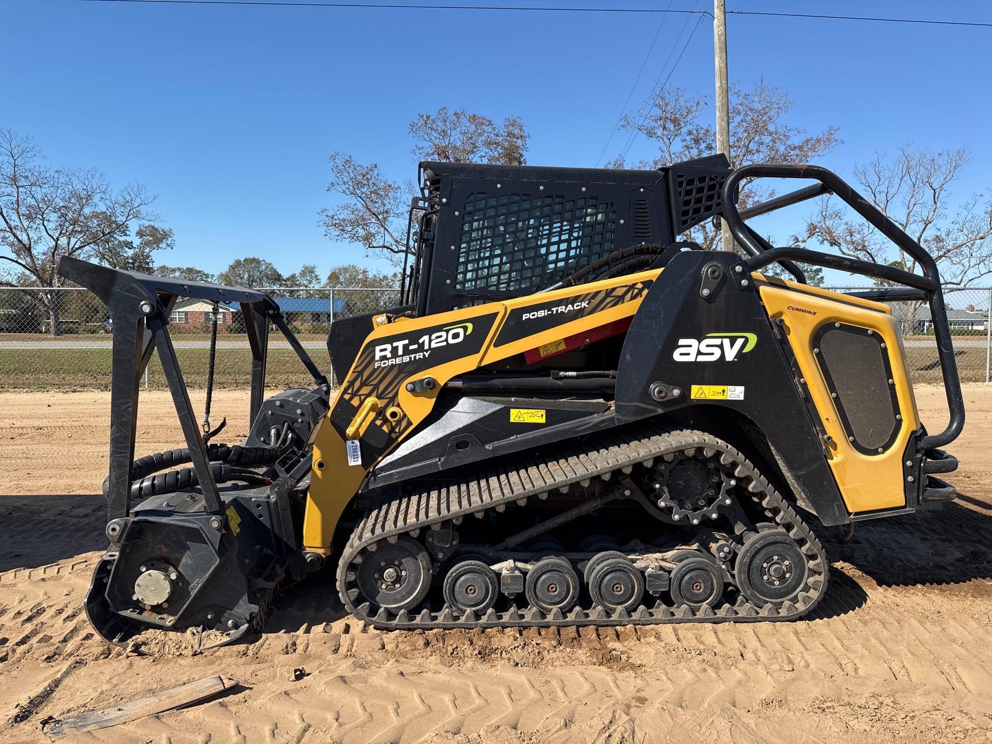 2021 ASV RT-120F FORESTRY SKID STEER