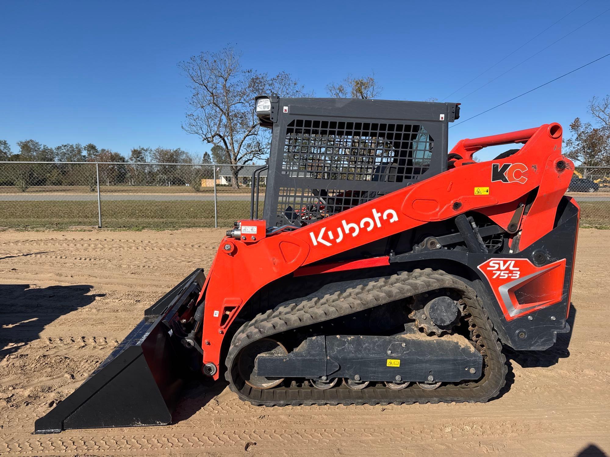 2018 KUBOTA SVL75-3 SKID STEER
