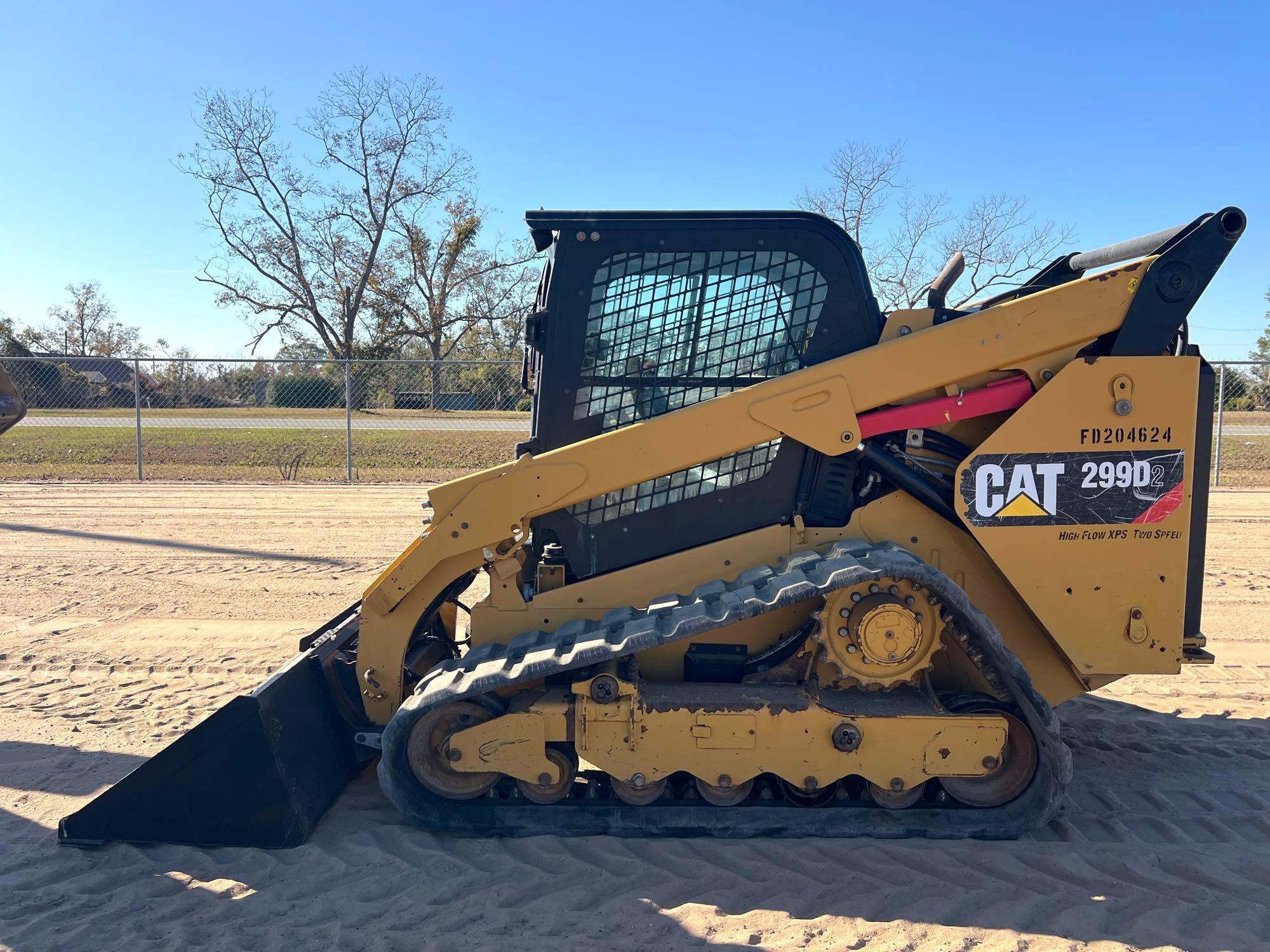 2018 CATERPILLAR 299D2 SKID STEER