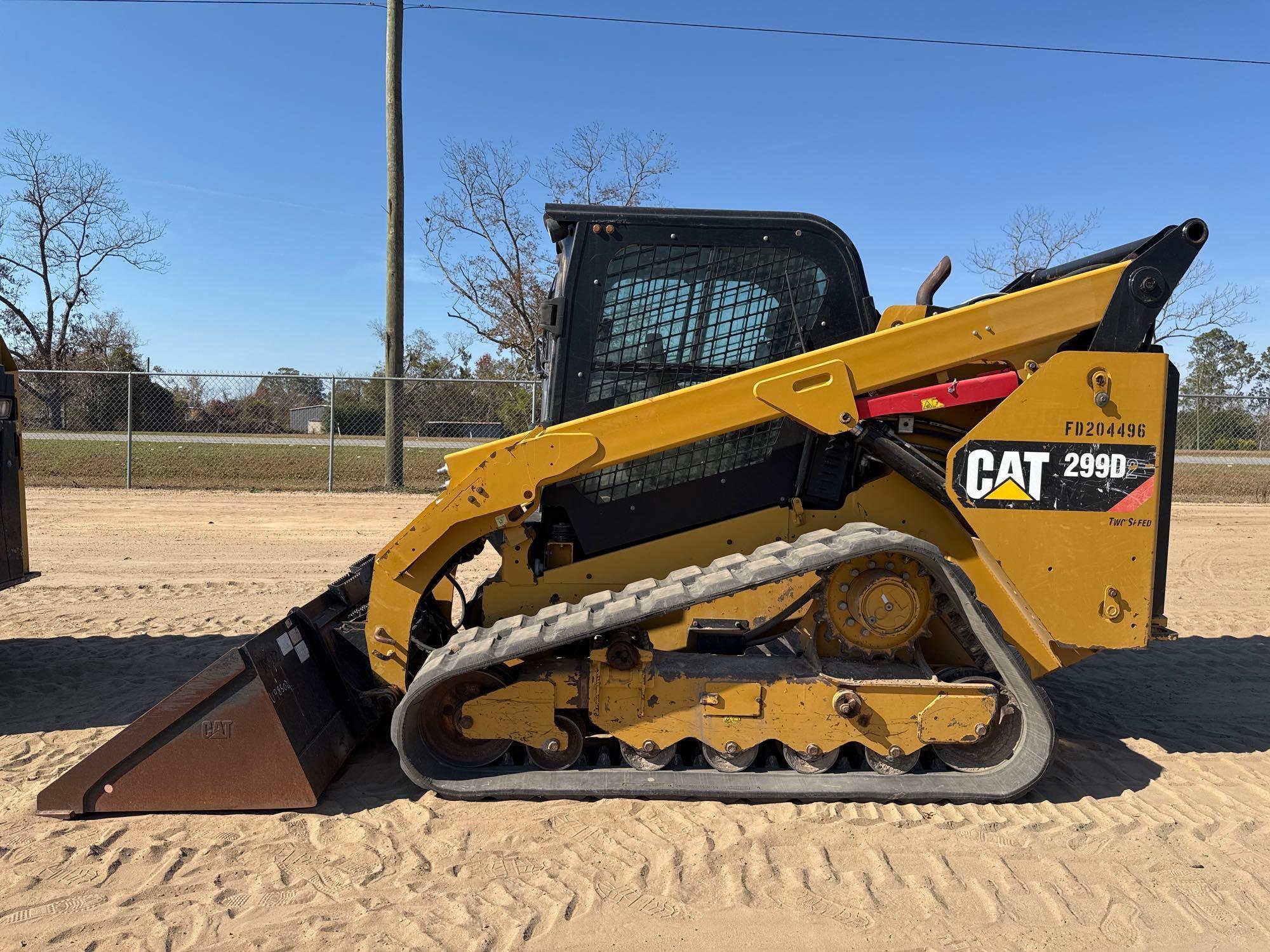 2018 CATERPILLAR 299D2 SKID STEER