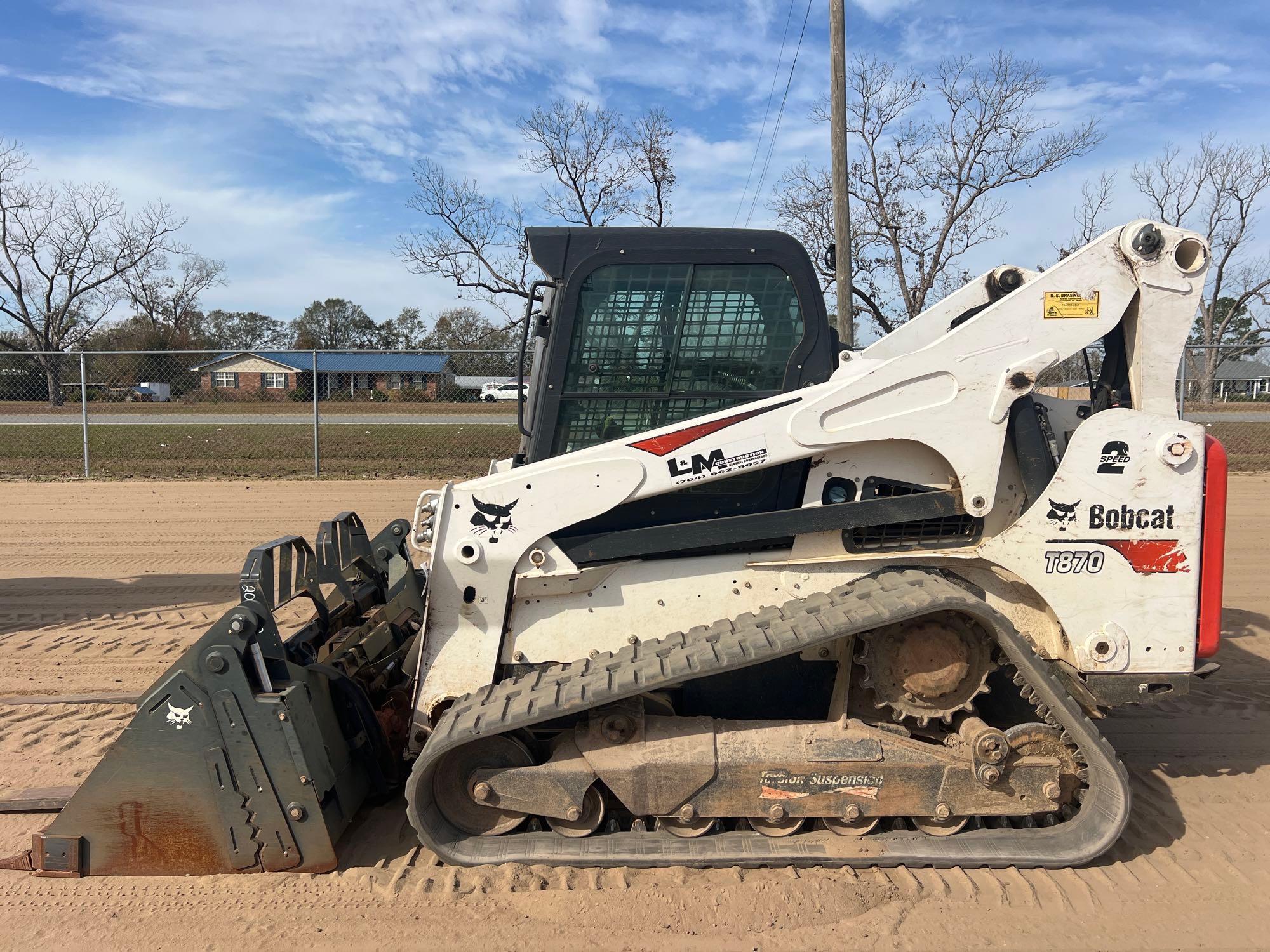 2021 BOBCAT T870 SKID STEER