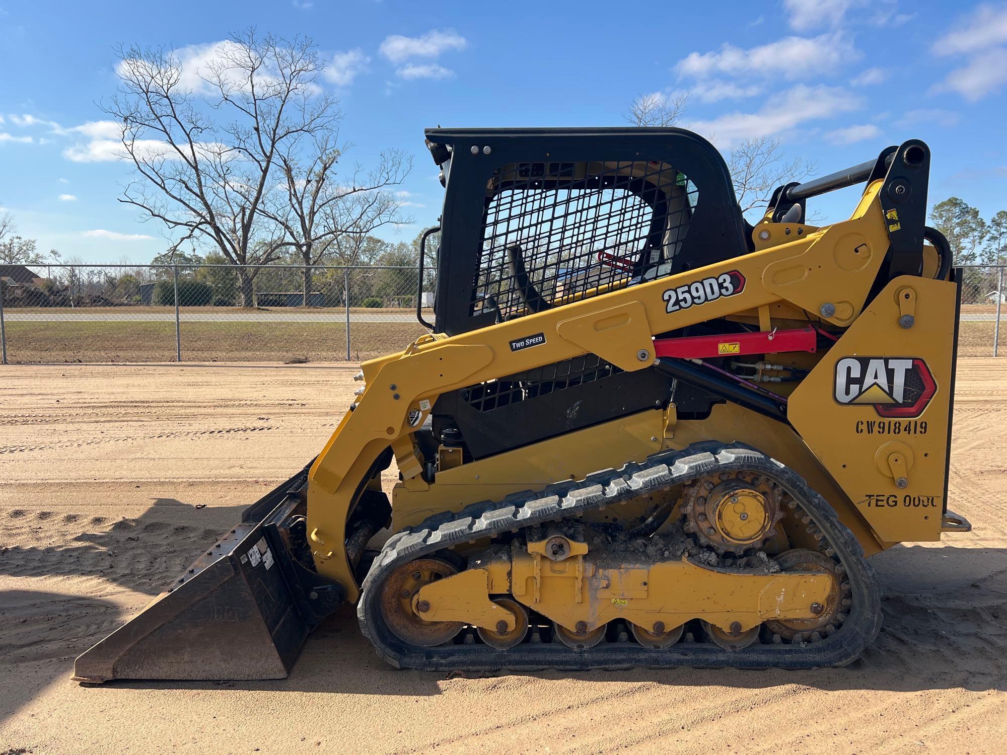 2022 CATERPILLAR 259D3 SKID STEER
