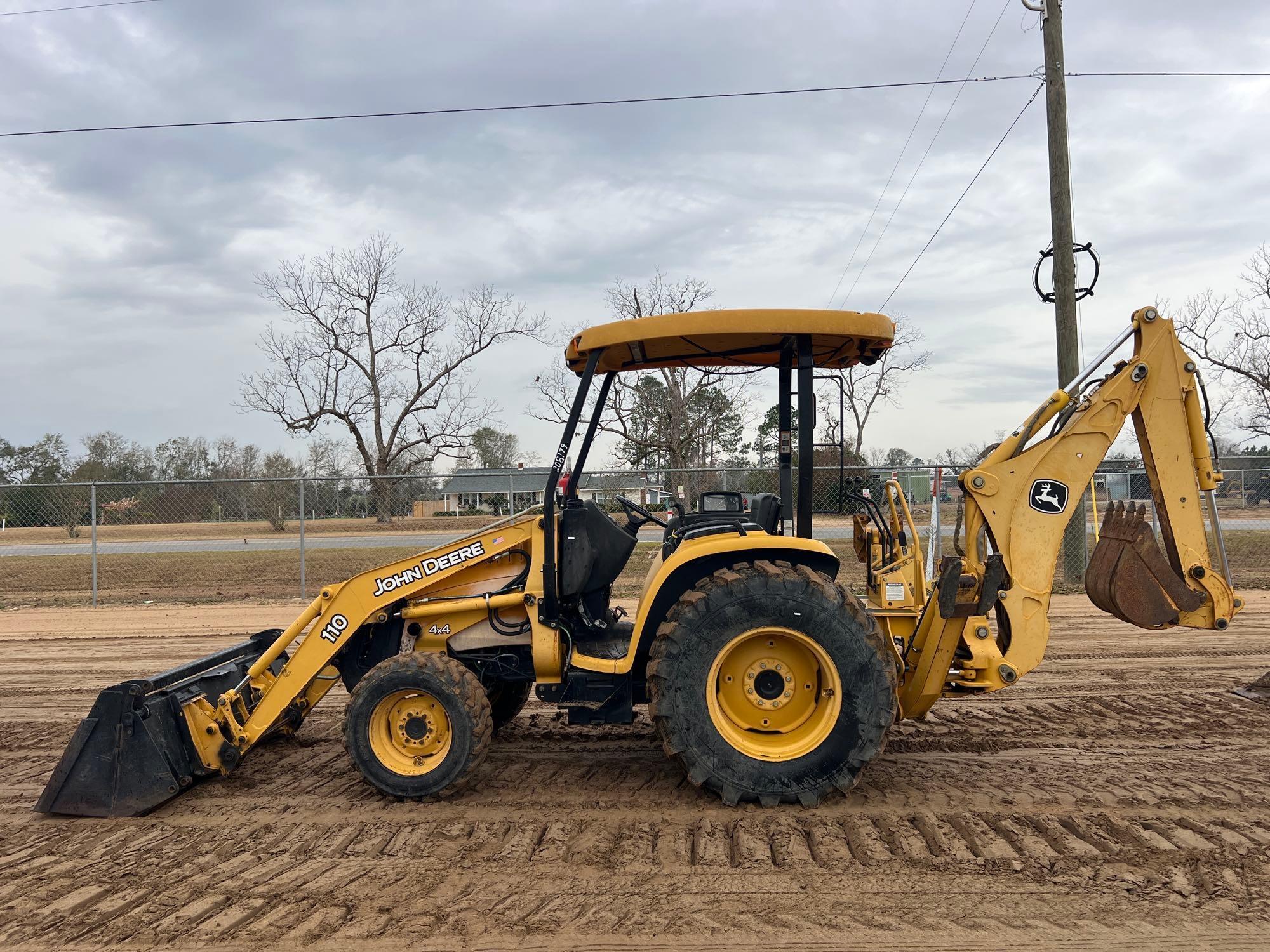 2003 JOHN DEERE 110 BACKHOE