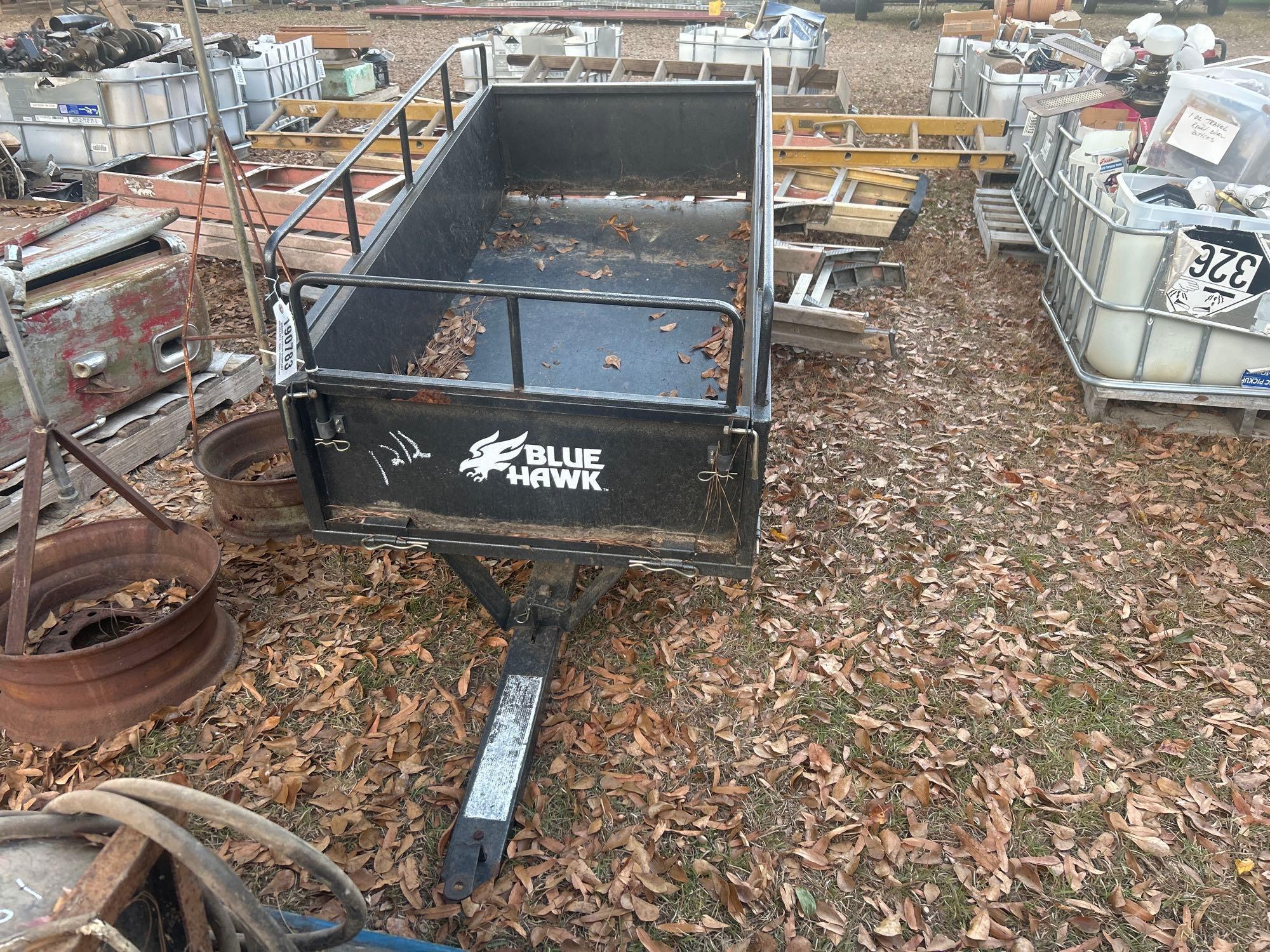 BLUEHAWK 17CU FT STEEL LAWN MOWER TRAILER