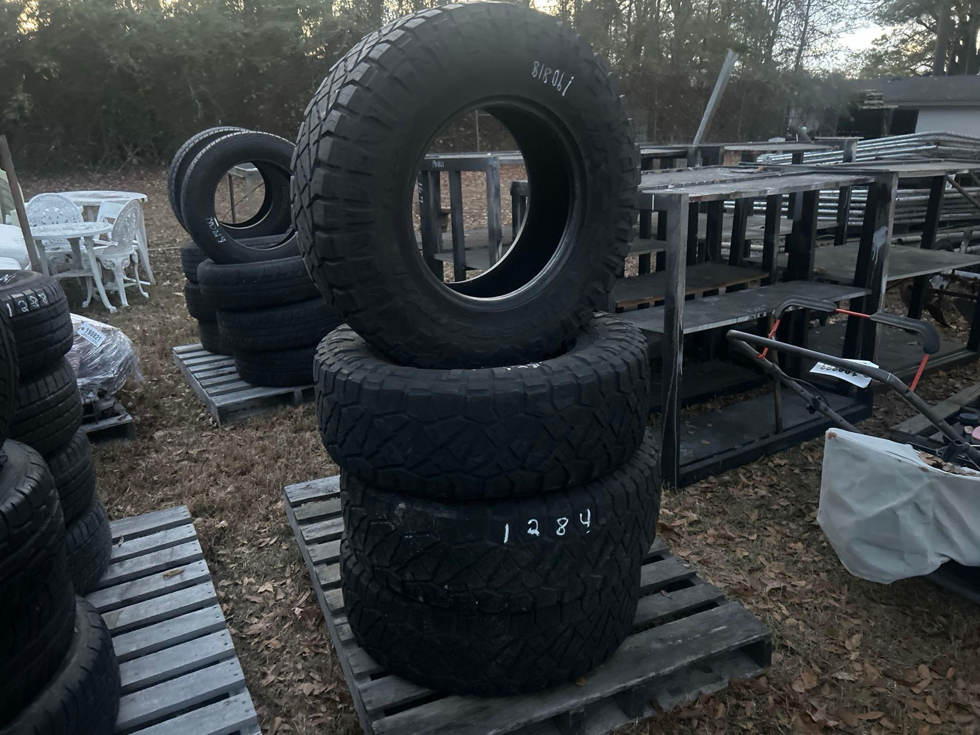 (4) LT265/75R16 USED TIRES