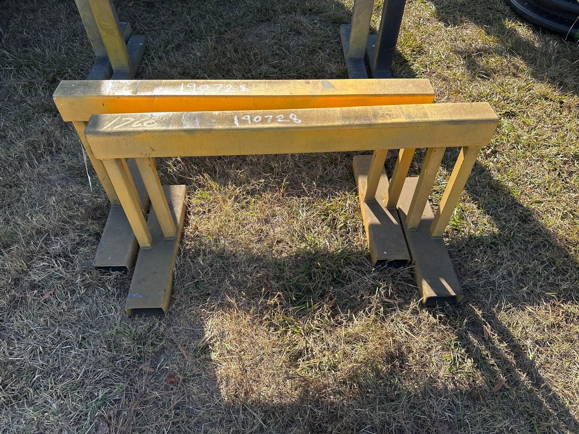 (2) METAL WELDING STANDS