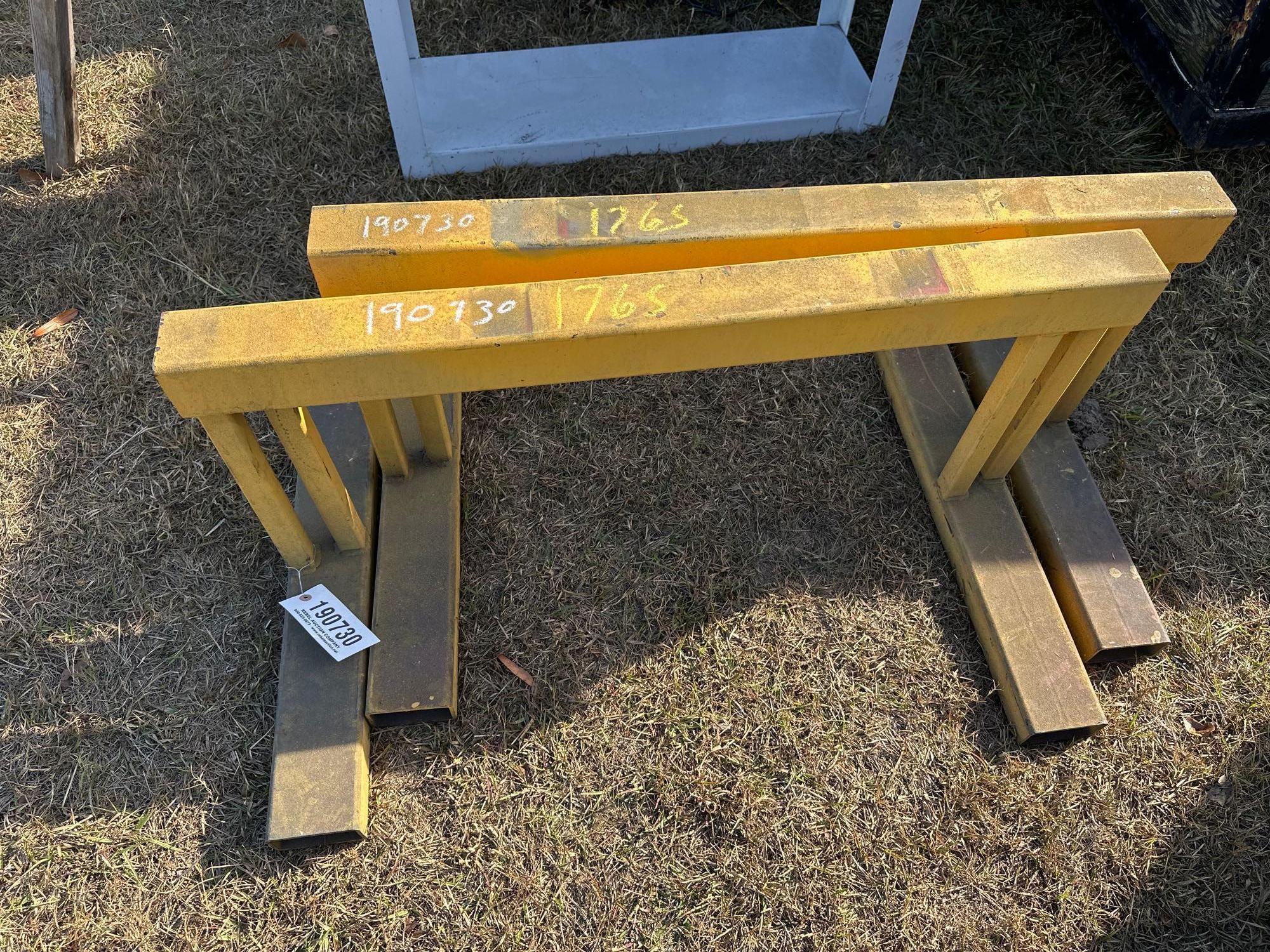 (2) METAL WELDING STANDS