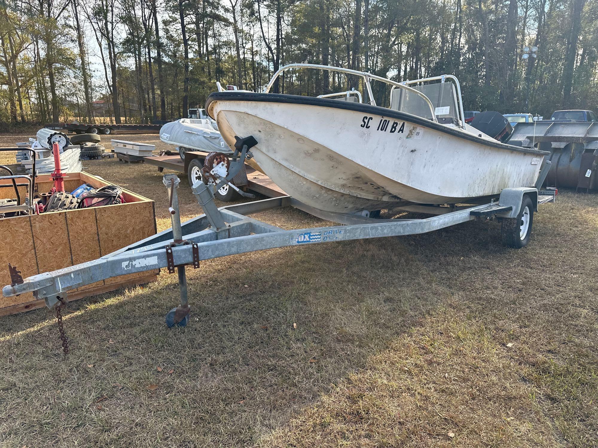 BOAT, MOTOR & TRAILER