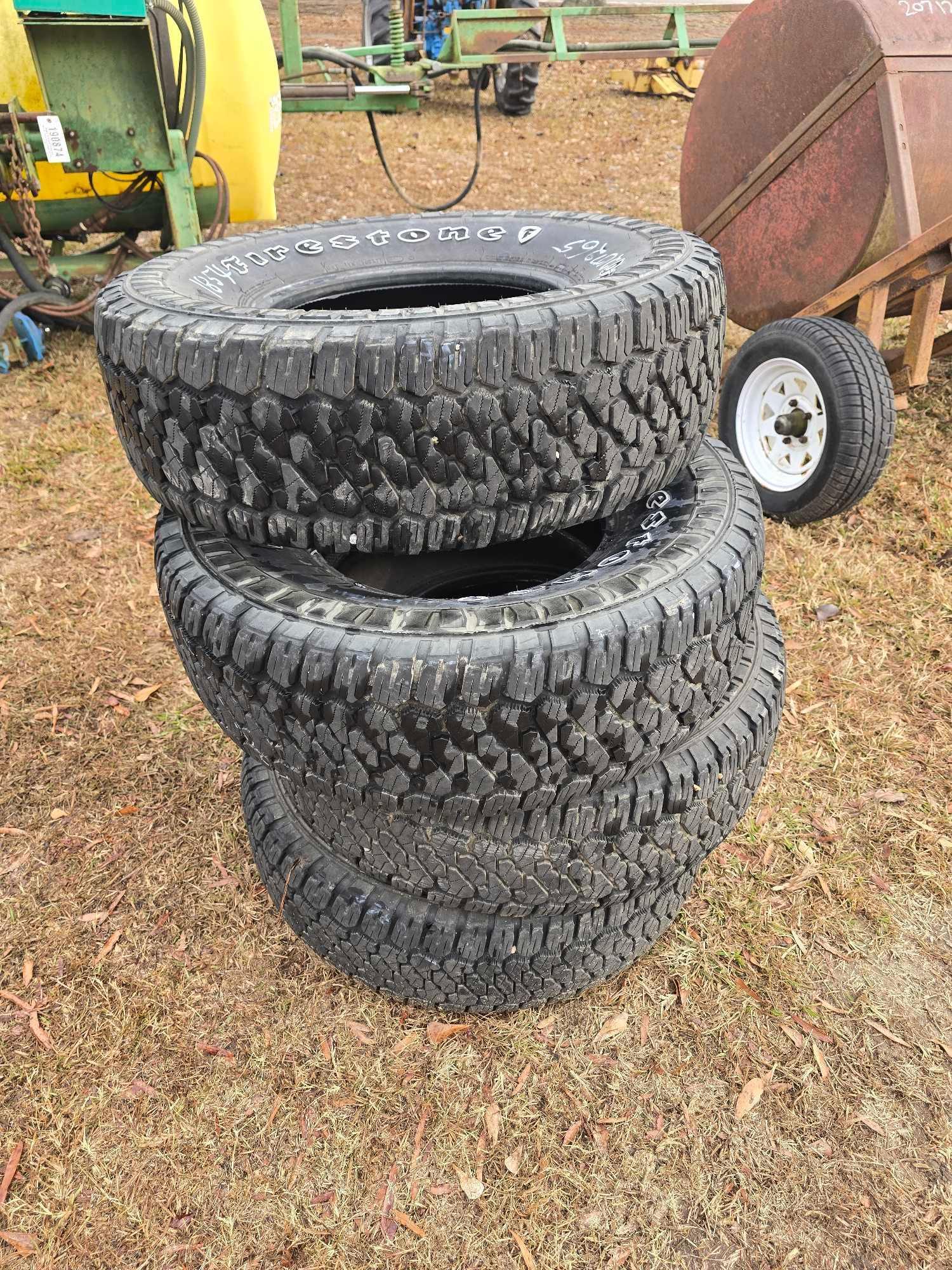 (4) FIRESTONE LT285/75R16 TIRES