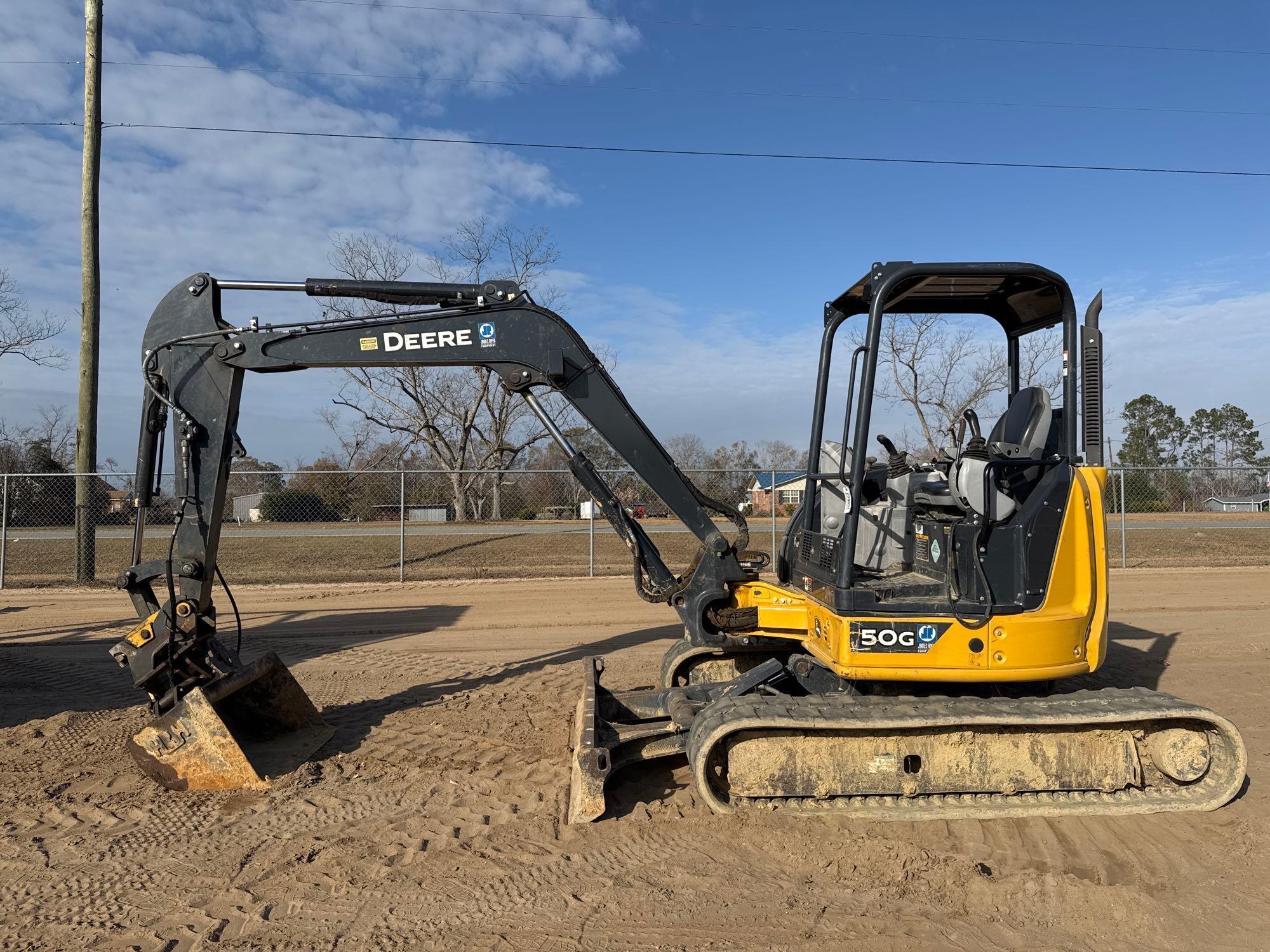 2021 JOHN DEERE 50G EXCAVATOR