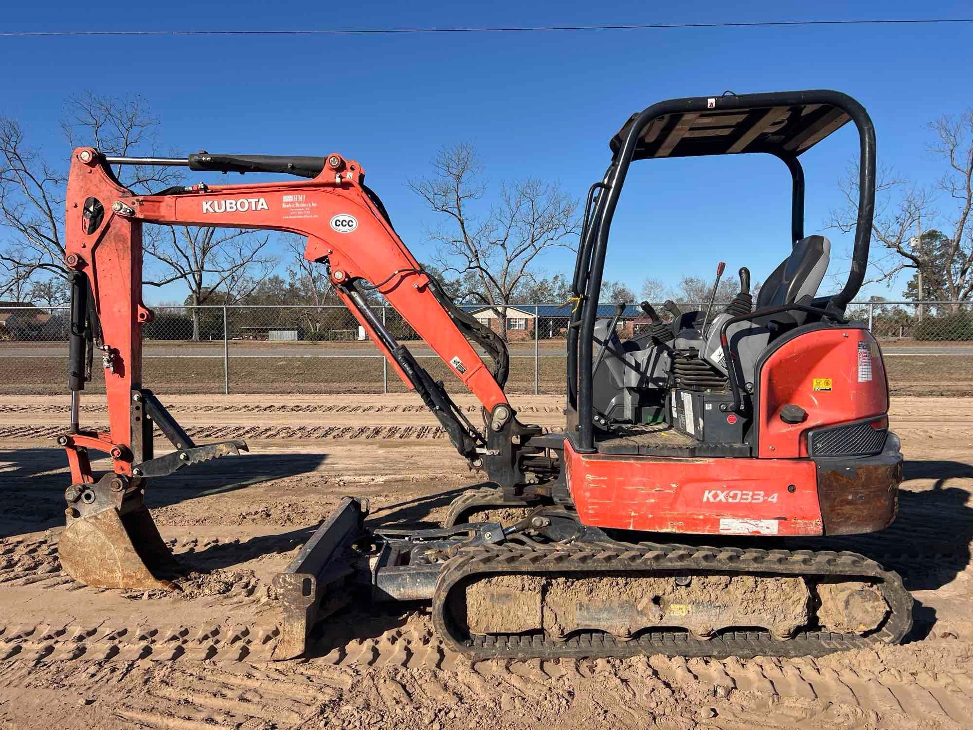 2019 KUBOTA KX033-4 EXCAVATOR