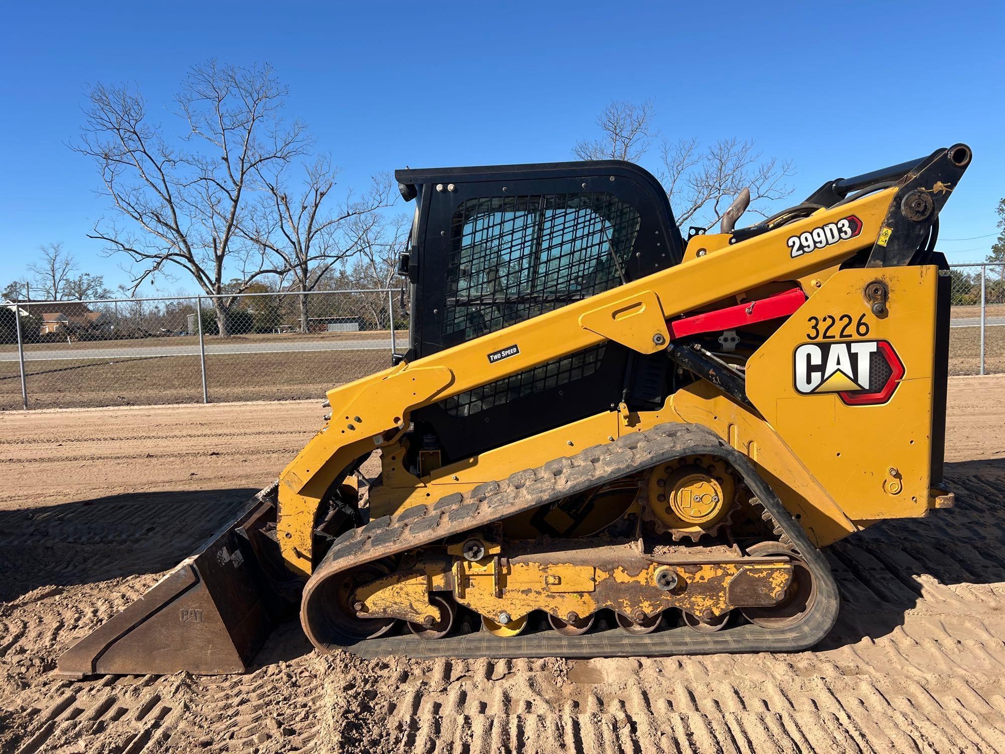 2021 CATERPILLAR 299D3 SKID STEER
