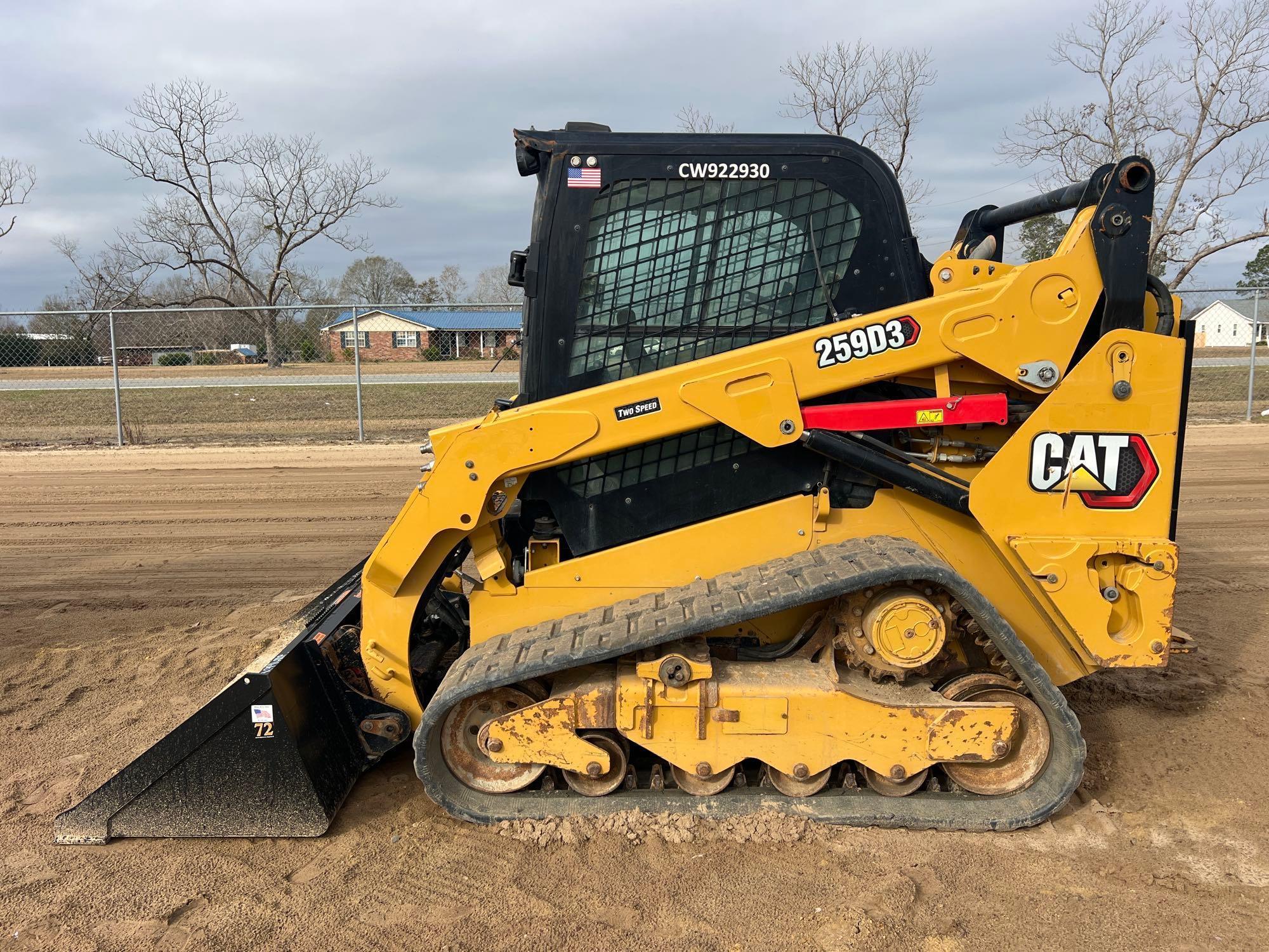 2021 CATERPILLAR 259D3 SKID STEER