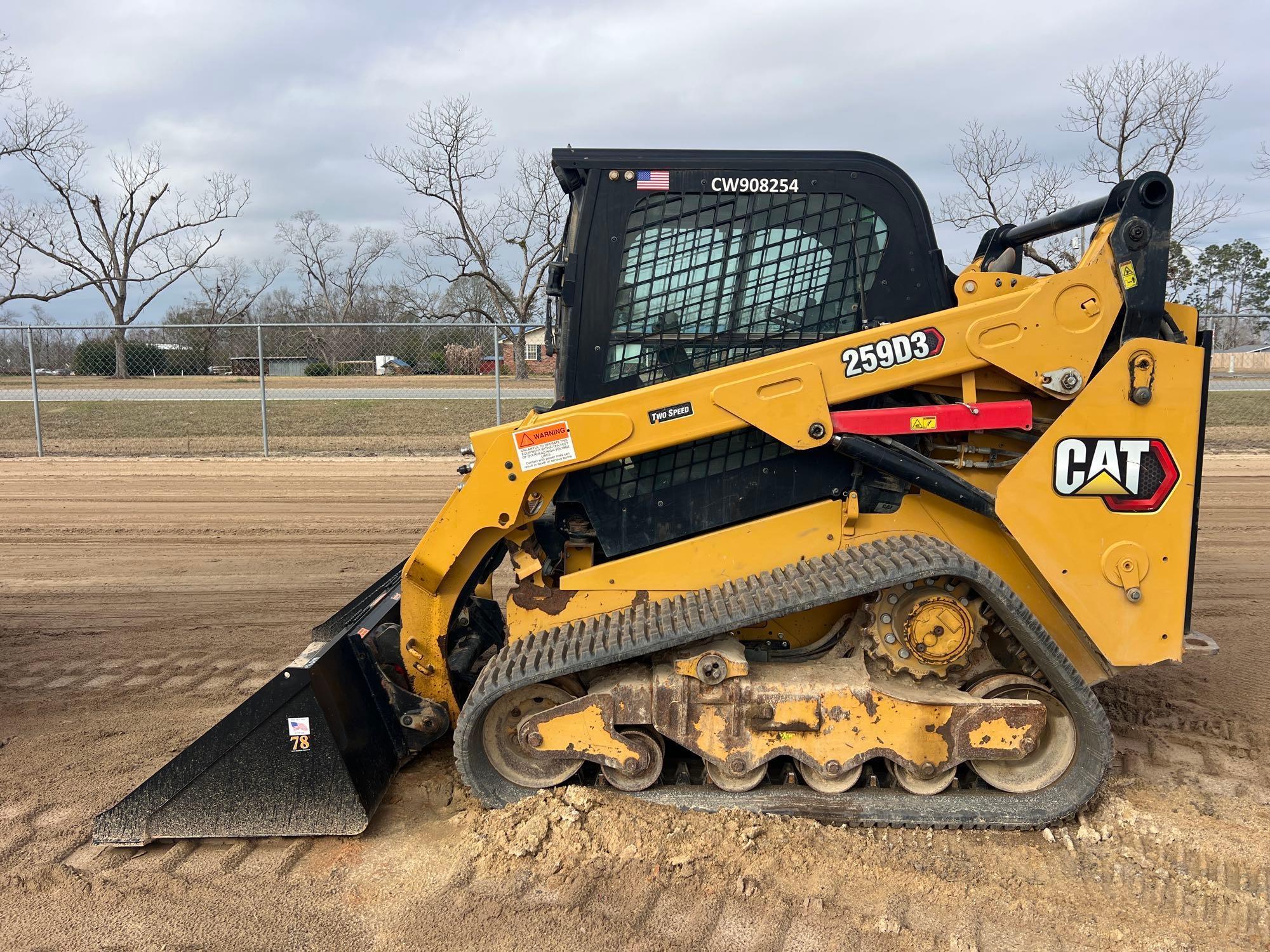 2021 CATERPILLAR 259D3 SKID STEER