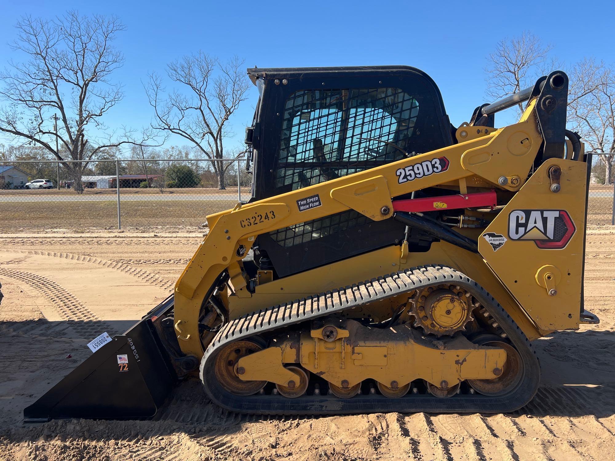 2019 CATERPILLAR 259D3 SKID STEER