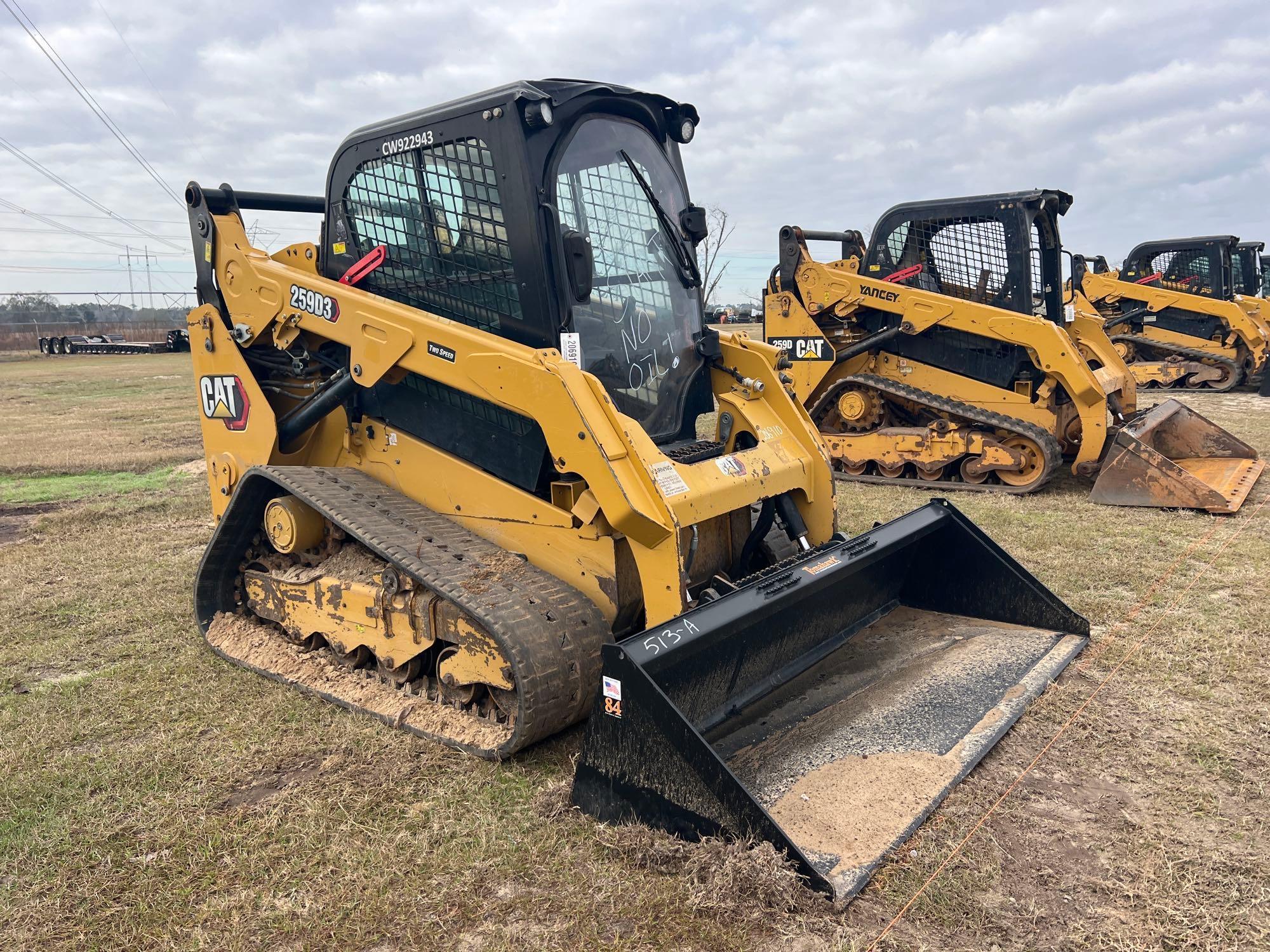 2023 CATERPILLAR 259D3 SKID STEER