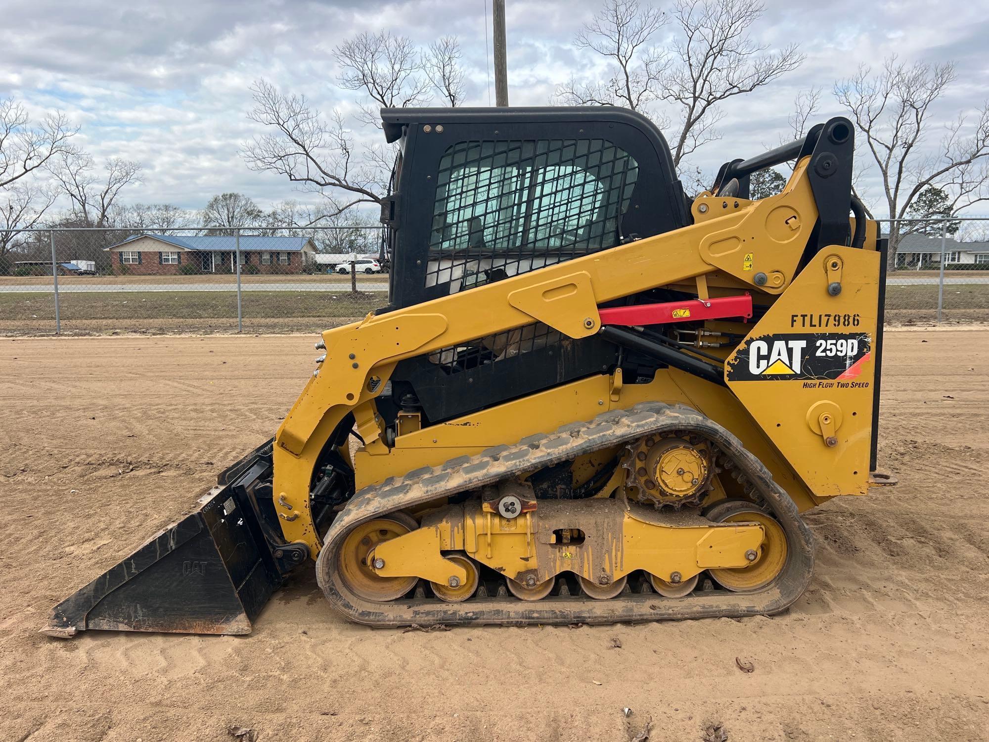 2018 CATERPILLAR 259D SKID STEER