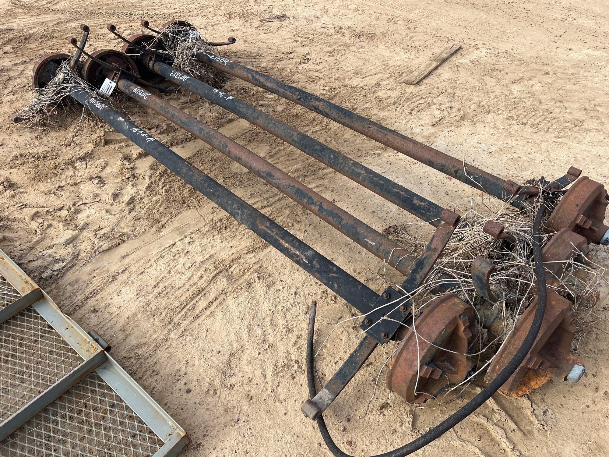 (2) TRAILER AXLES