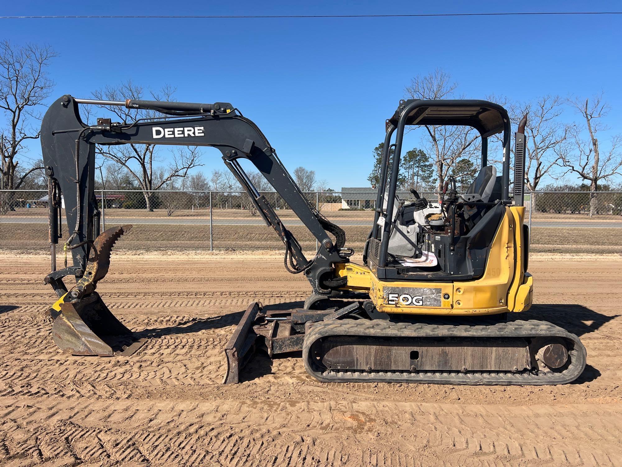 2016 JOHN DEERE 50G EXCAVATOR