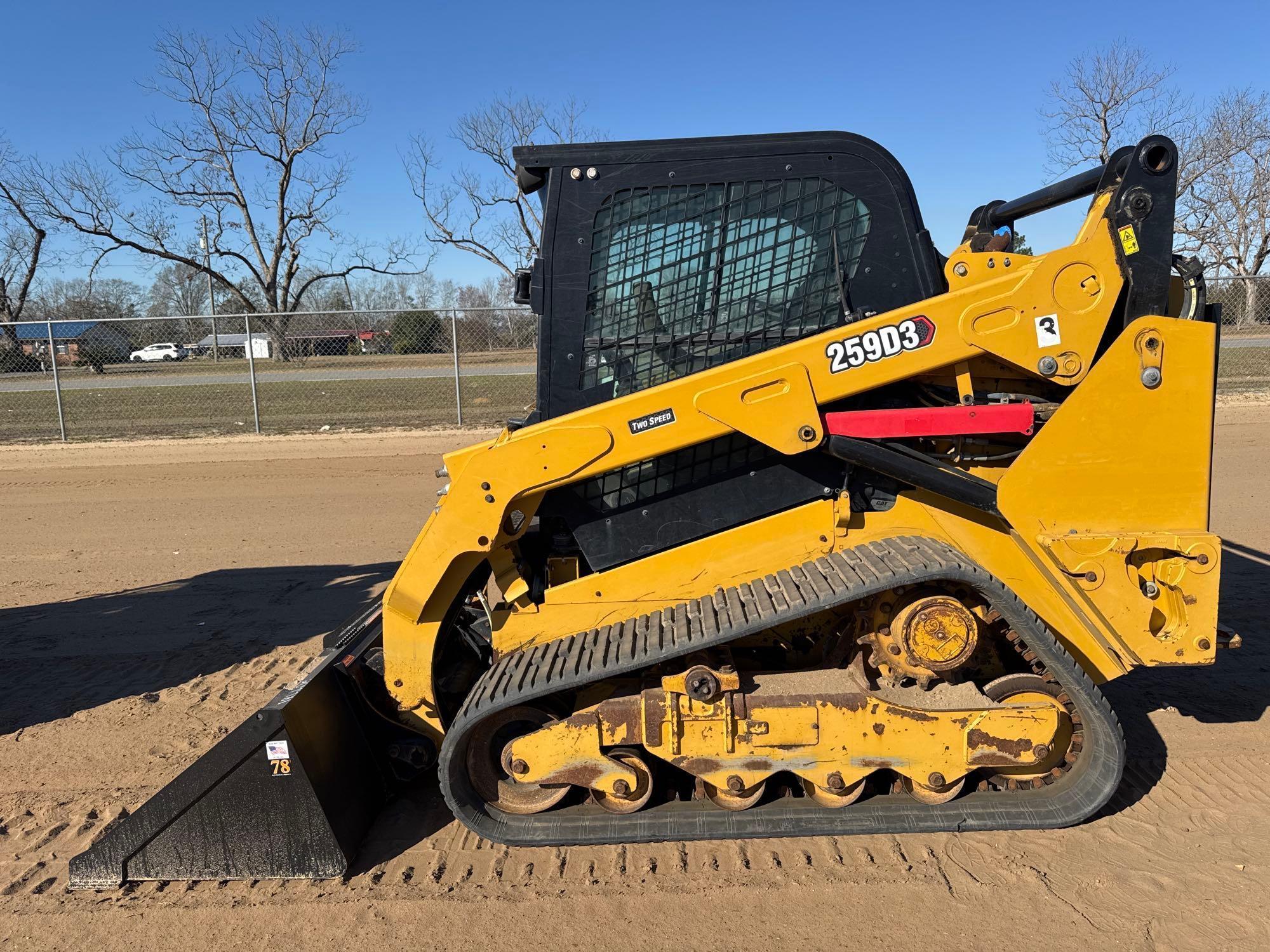 2019 CATERPILLAR 259D3 SKID STEER
