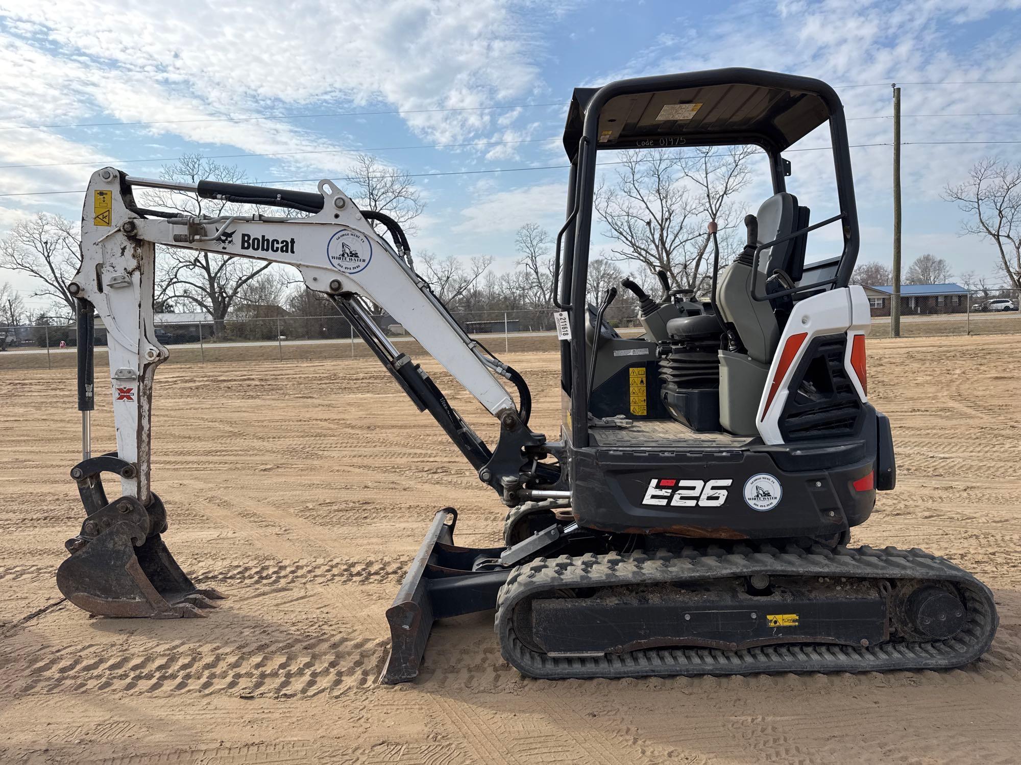 2022 BOBCAT E26 EXCAVATOR