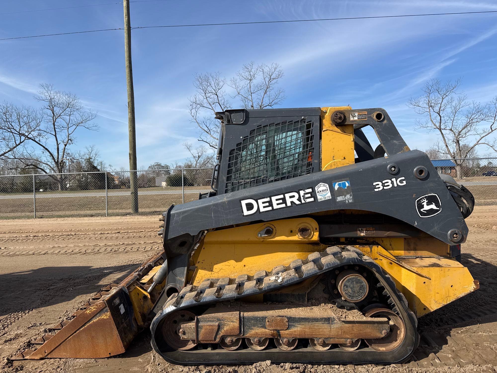 2016 JOHN DEERE 331G SKID STEER