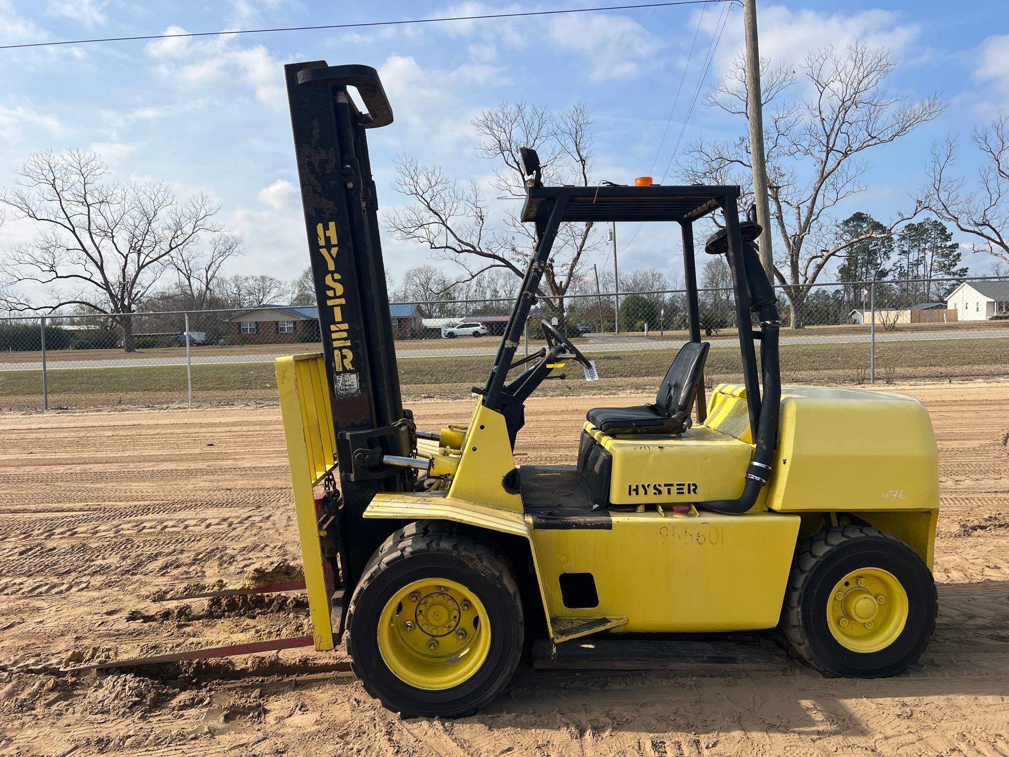 HYSTER H80XL STRAIGHT MAST FORKLIFT