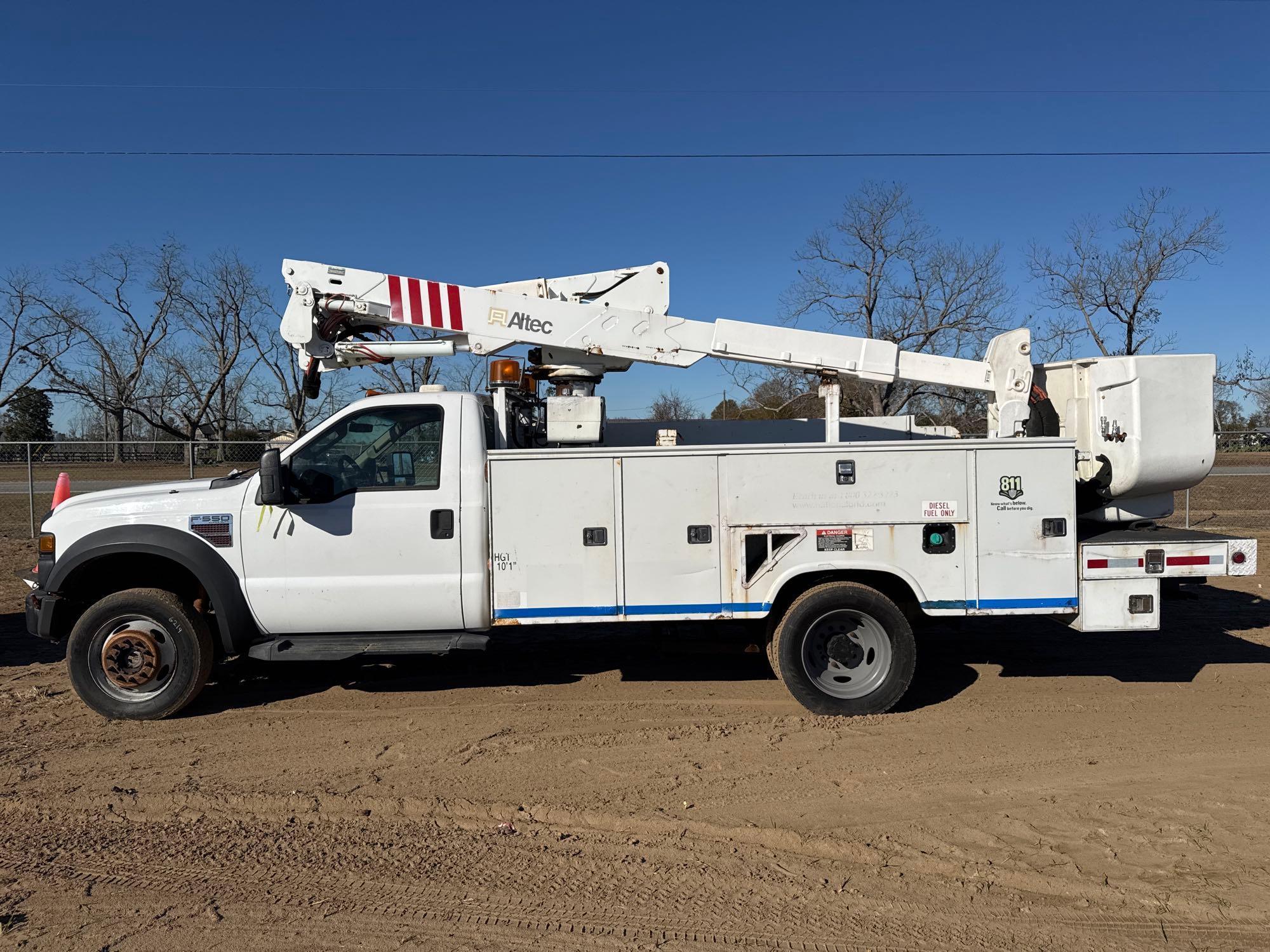 2008 FORD F-550XL SUPER DUTY INSULATED BUCKET TRK