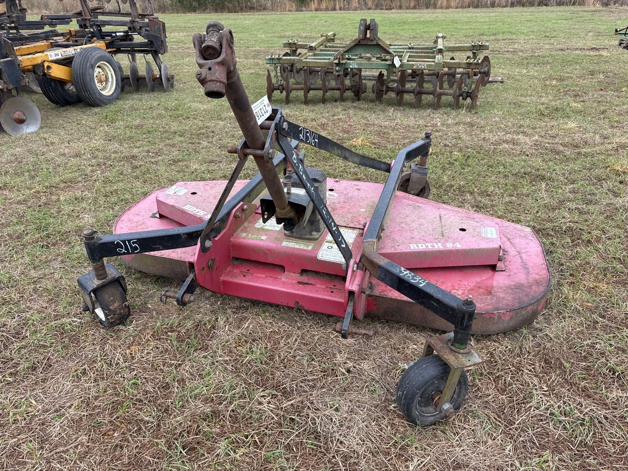 BUSHHOG RDTH84 - 7' FINISH MOWER