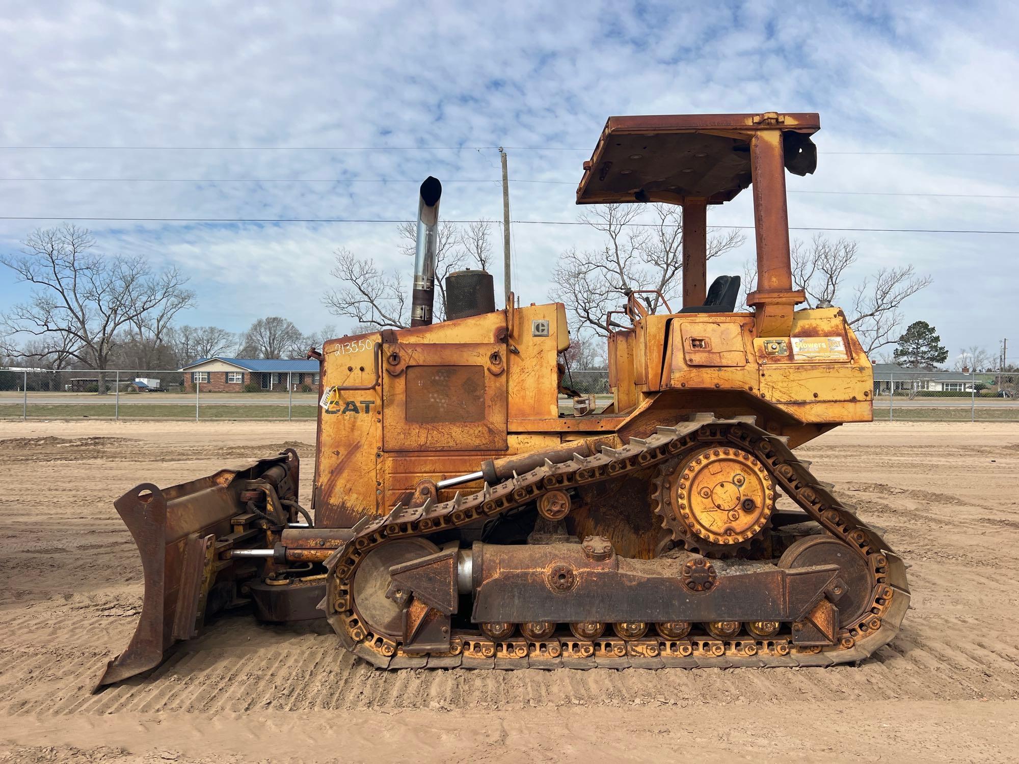 1986 CATERPILLAR D4H HI-TRACK CRAWLER DOZER