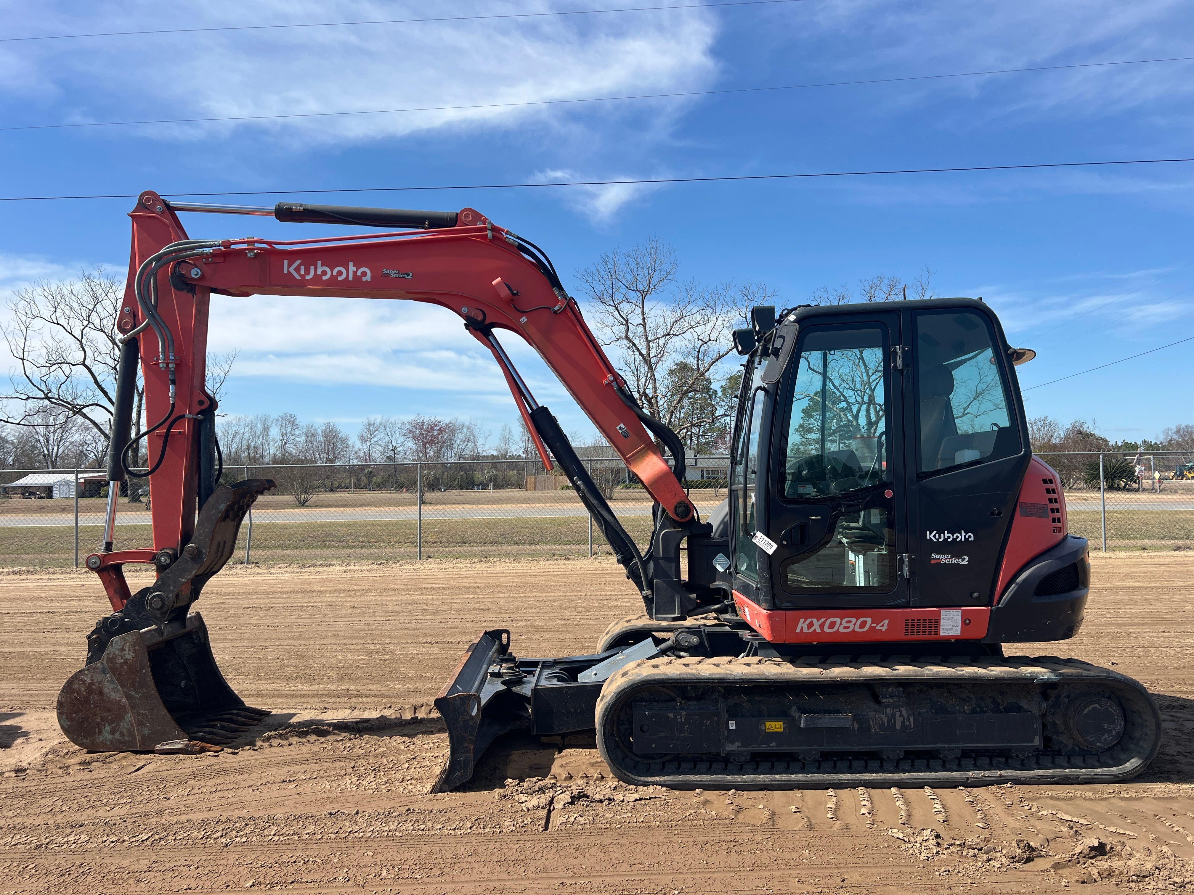 2020 KUBOTA KX080-4 EXCAVATOR