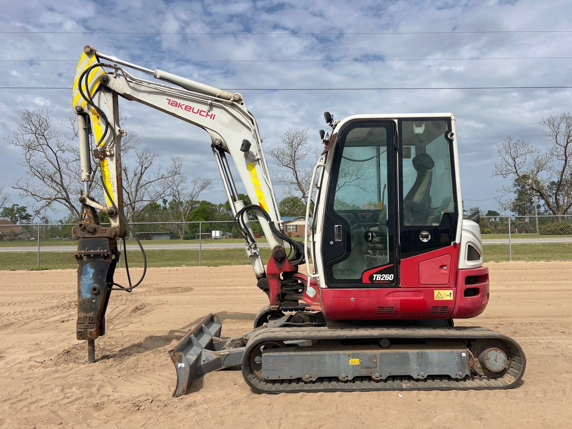 2017 TAKEUCHI TB260 EXCAVATOR