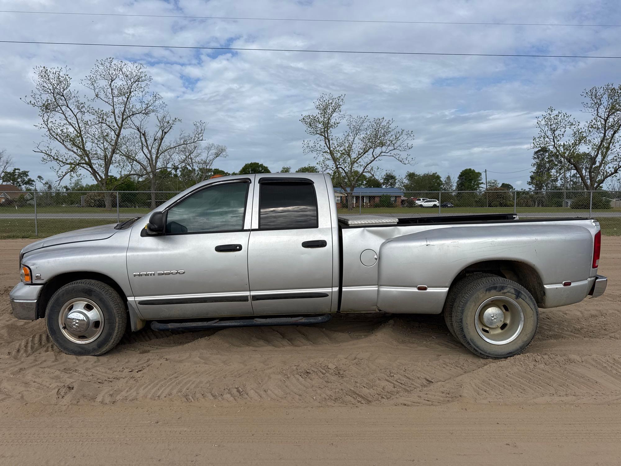 2003 DODGE RAM 3500 CREW CAB DUALLY TRUCK