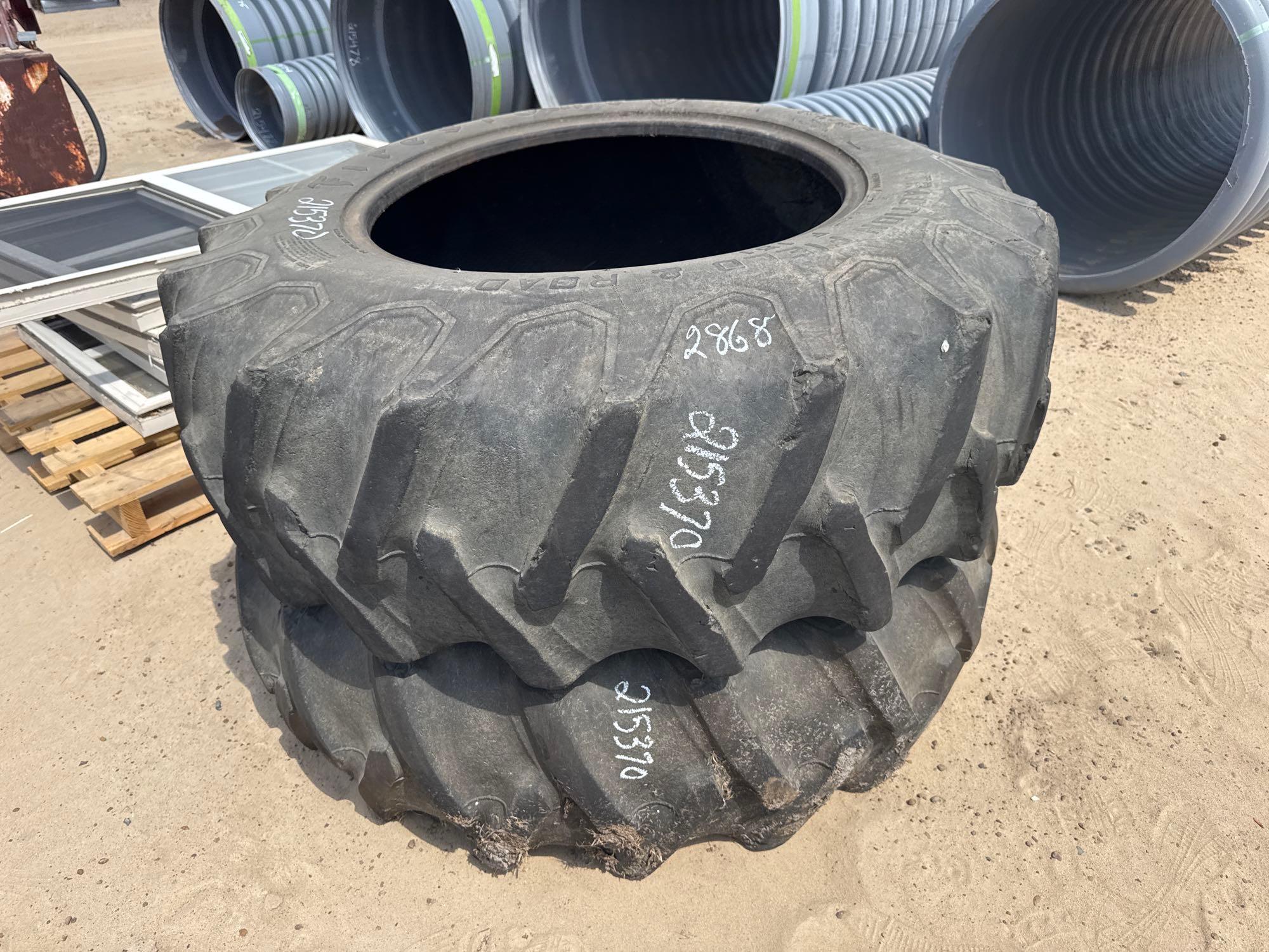 (2) 16.9-28 TRACTOR TIRES