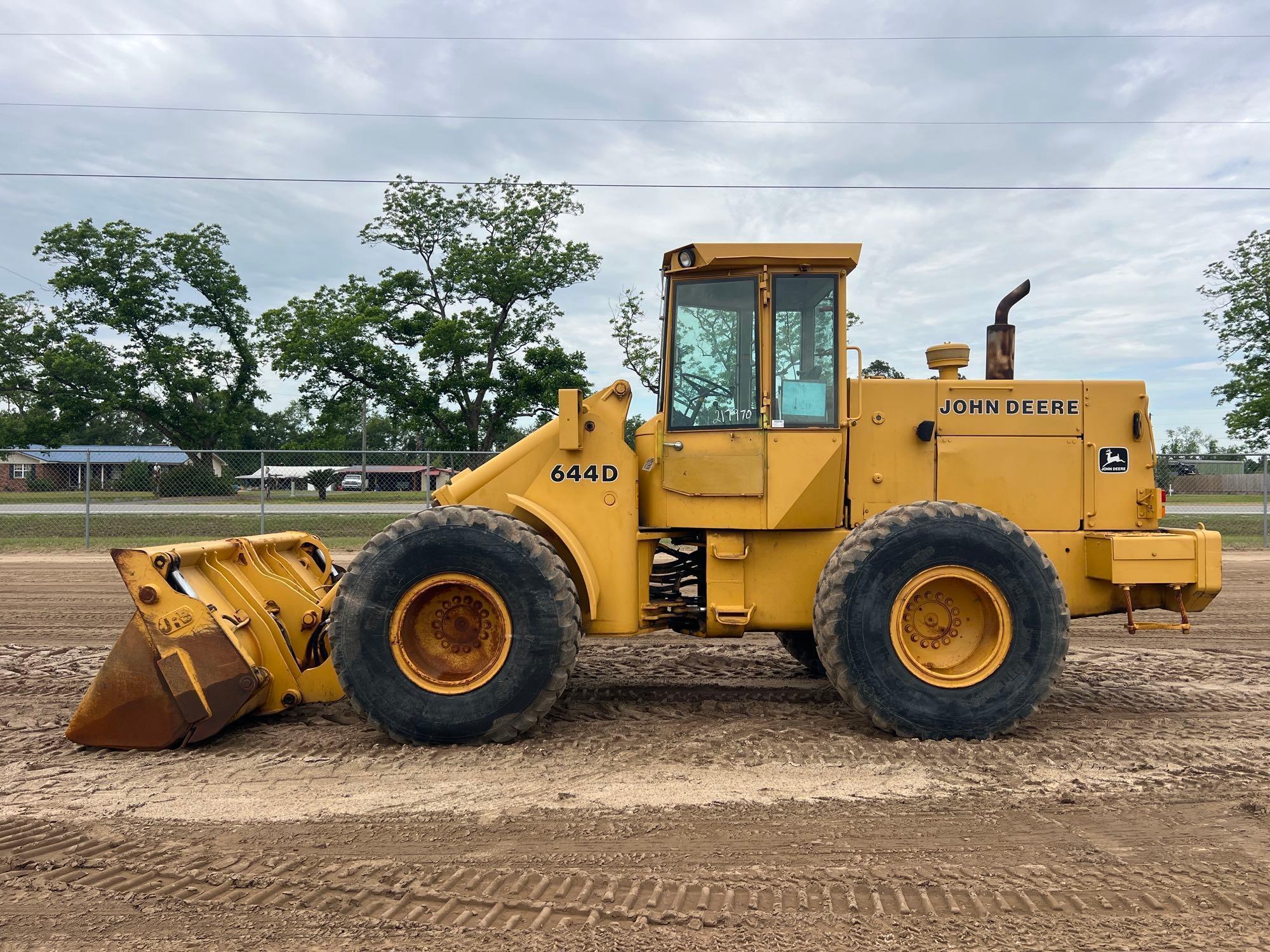 1987 JOHN DEERE 644D WHEEL LOADER