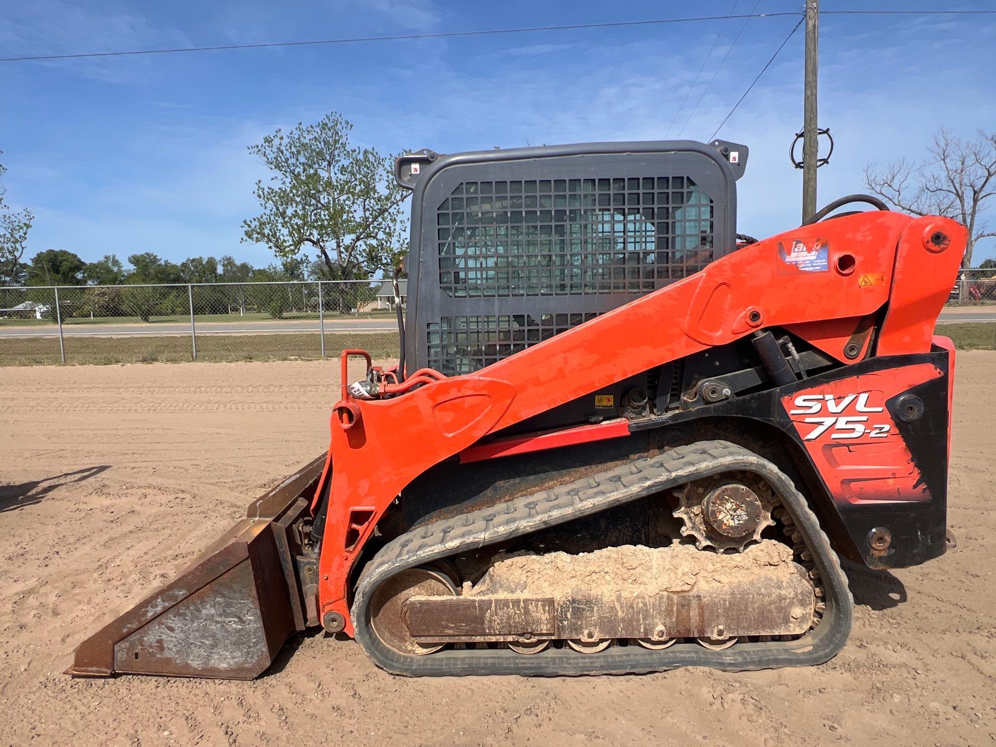 2016 KUBOTA SVL75-2 SKID STEER
