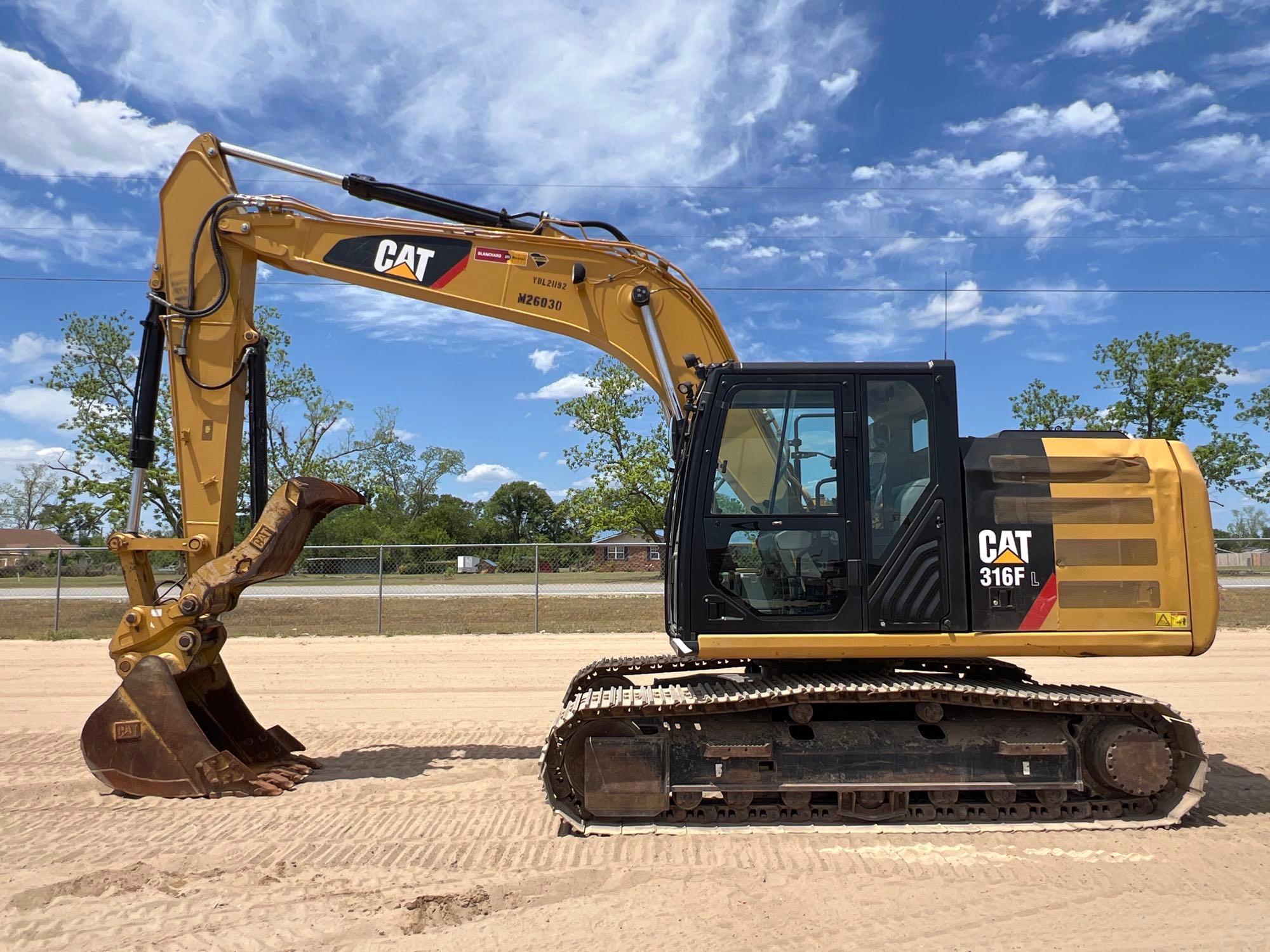 2020 CATERPILLAR 316 FL EXCAVATOR