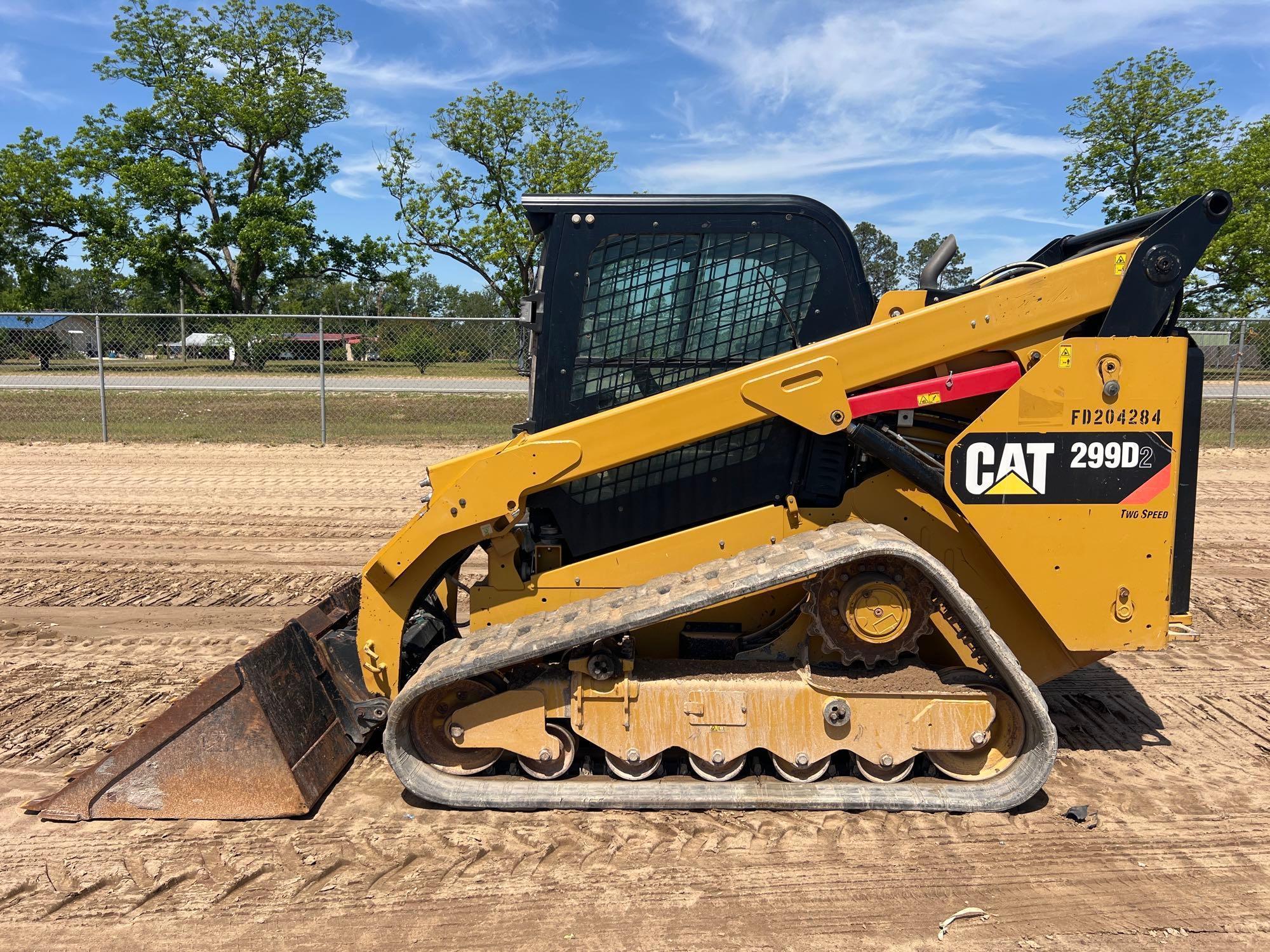 2018 CATERPILLAR 299D2 SKID STEER