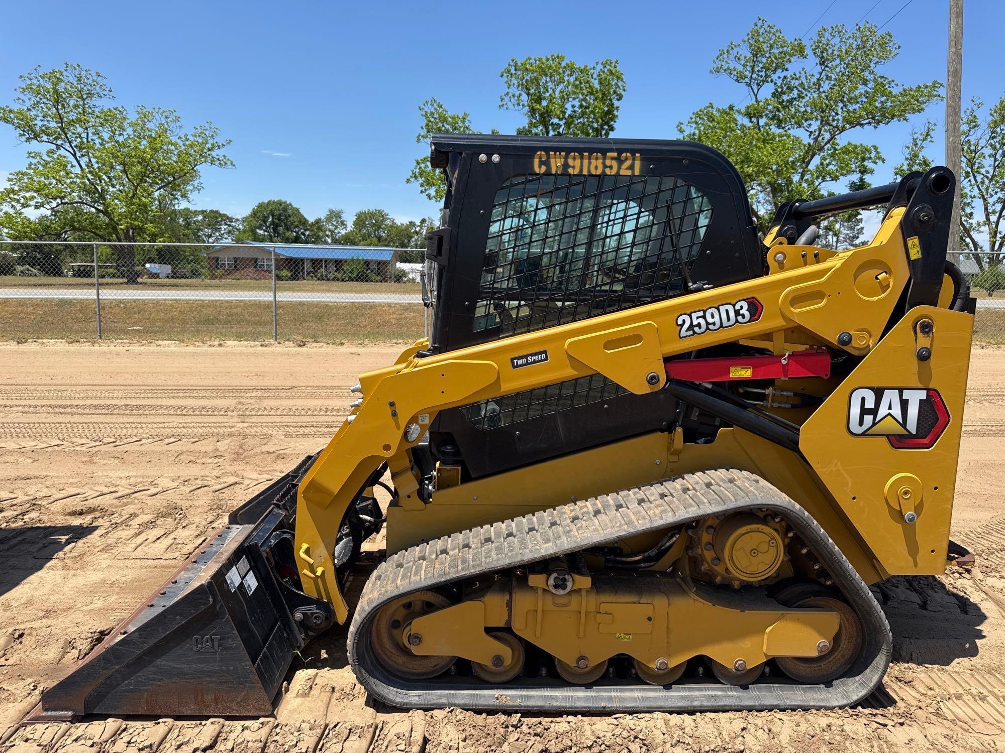 2022 CATERPILLAR 259D3 SKID STEER