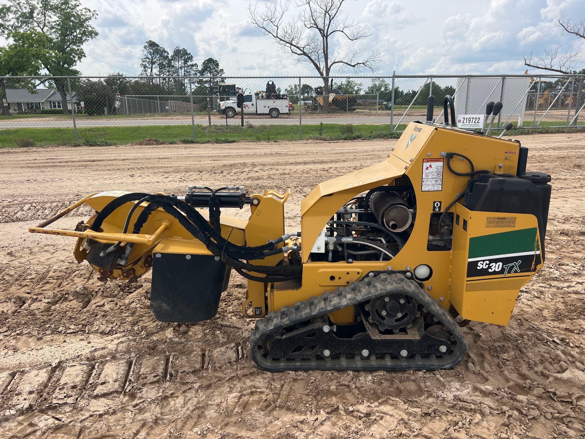 2021 VERMEER SC30TX TRACKED STUMP GRINDER