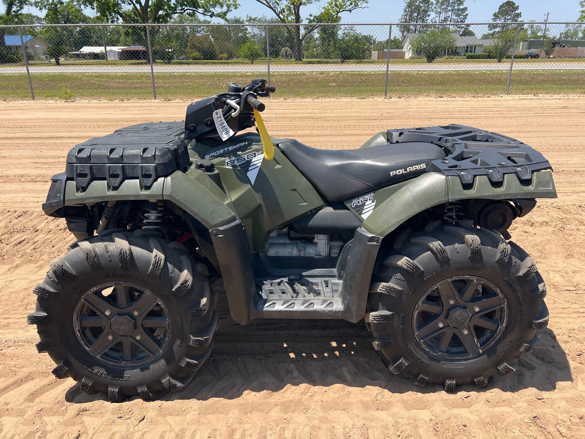 2014 POLARIS SPORTSMAN 850 4-WHEELER