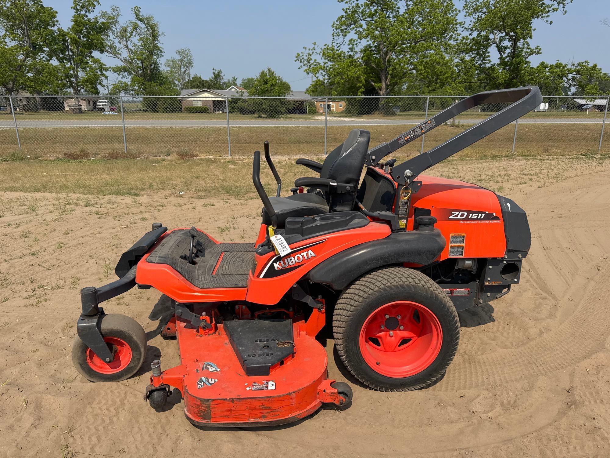 KUBOTA ZD1511 ZERO TURN LAWN MOWER
